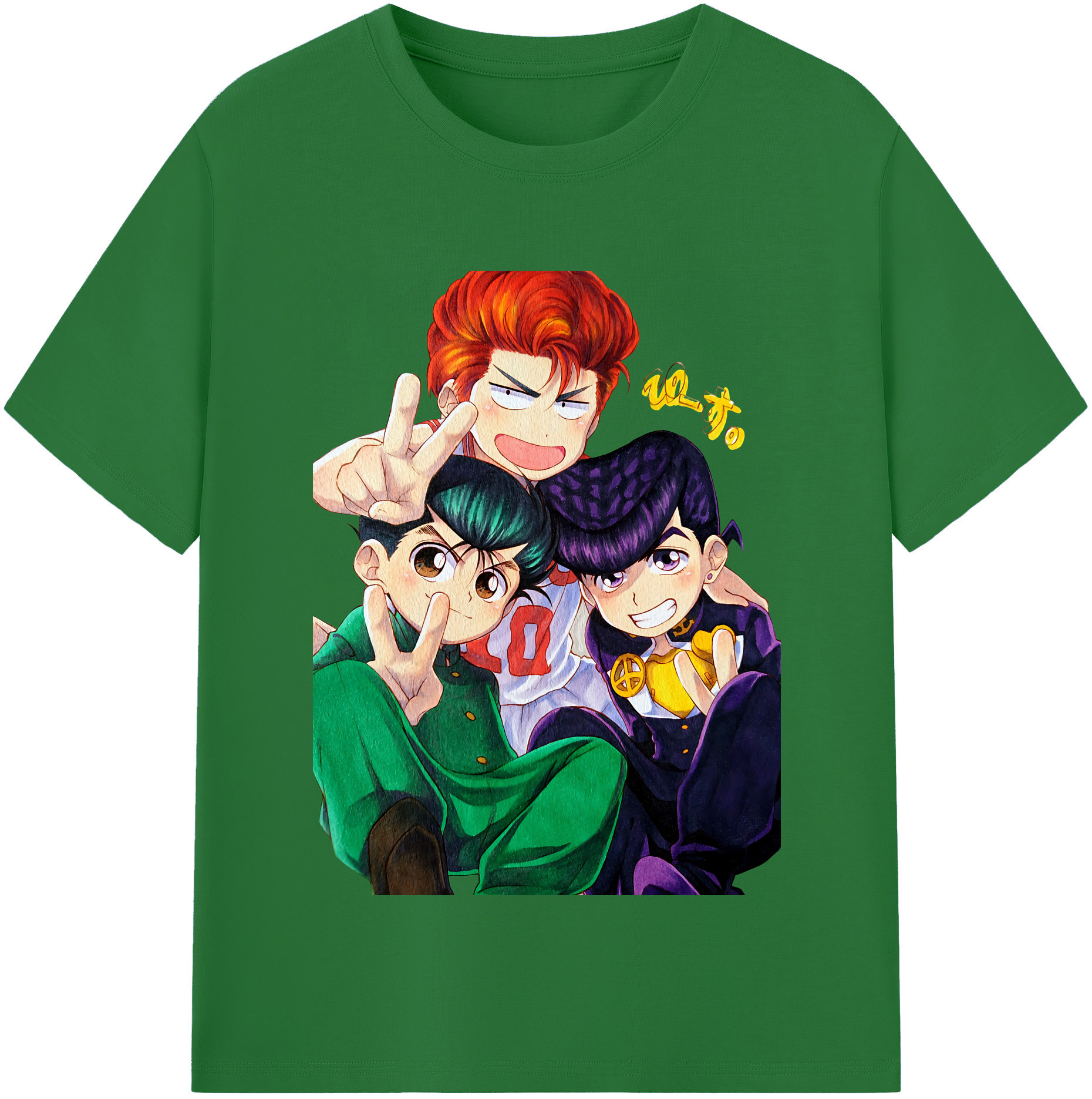 SLAM DUNK／スラムダンク 綿100％半袖Tシャツ（フロントプリント）