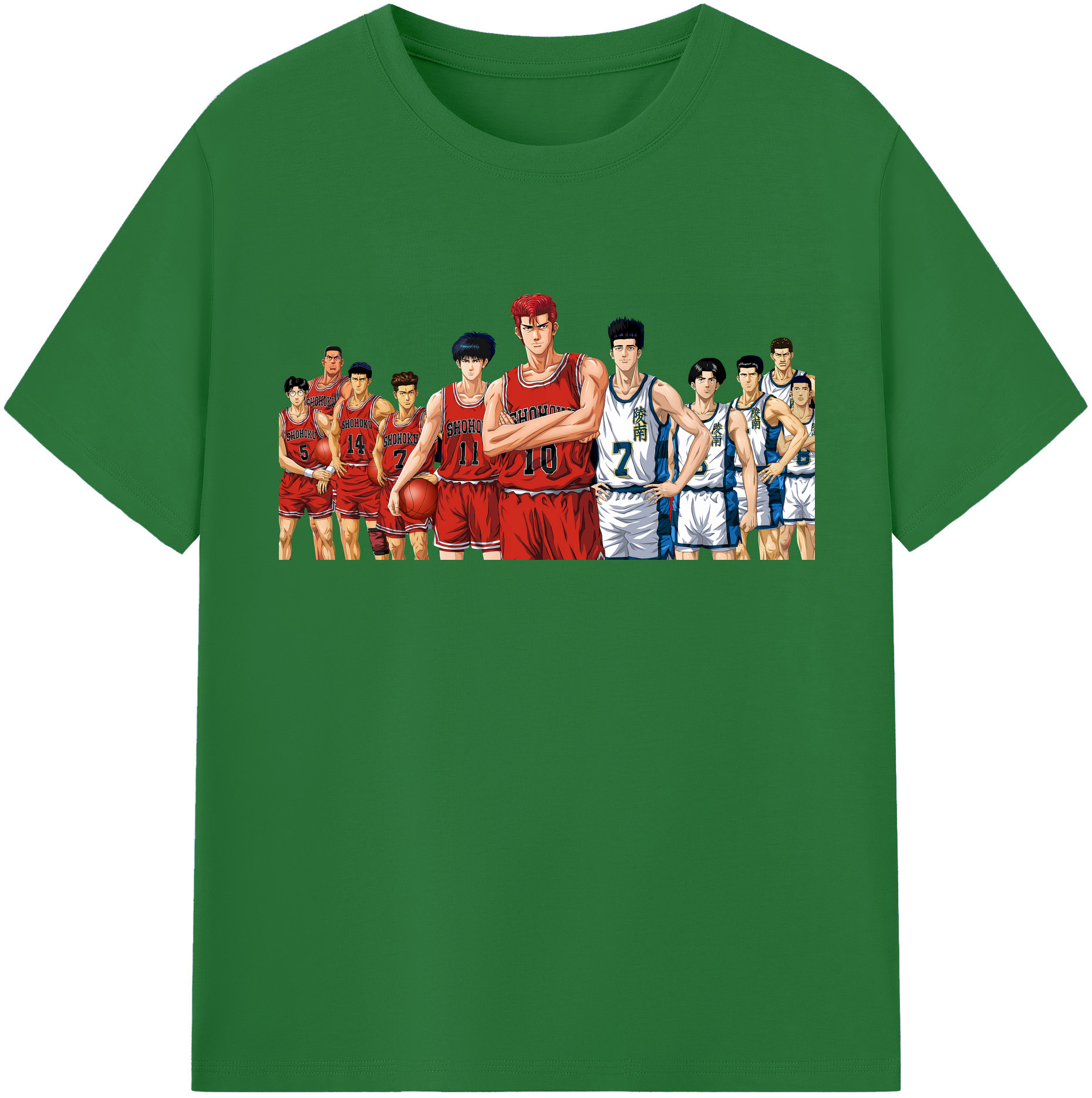 （画像用） SLAM DUNK／スラムダンク 綿100％半袖Tシャツ（フロントプリント）