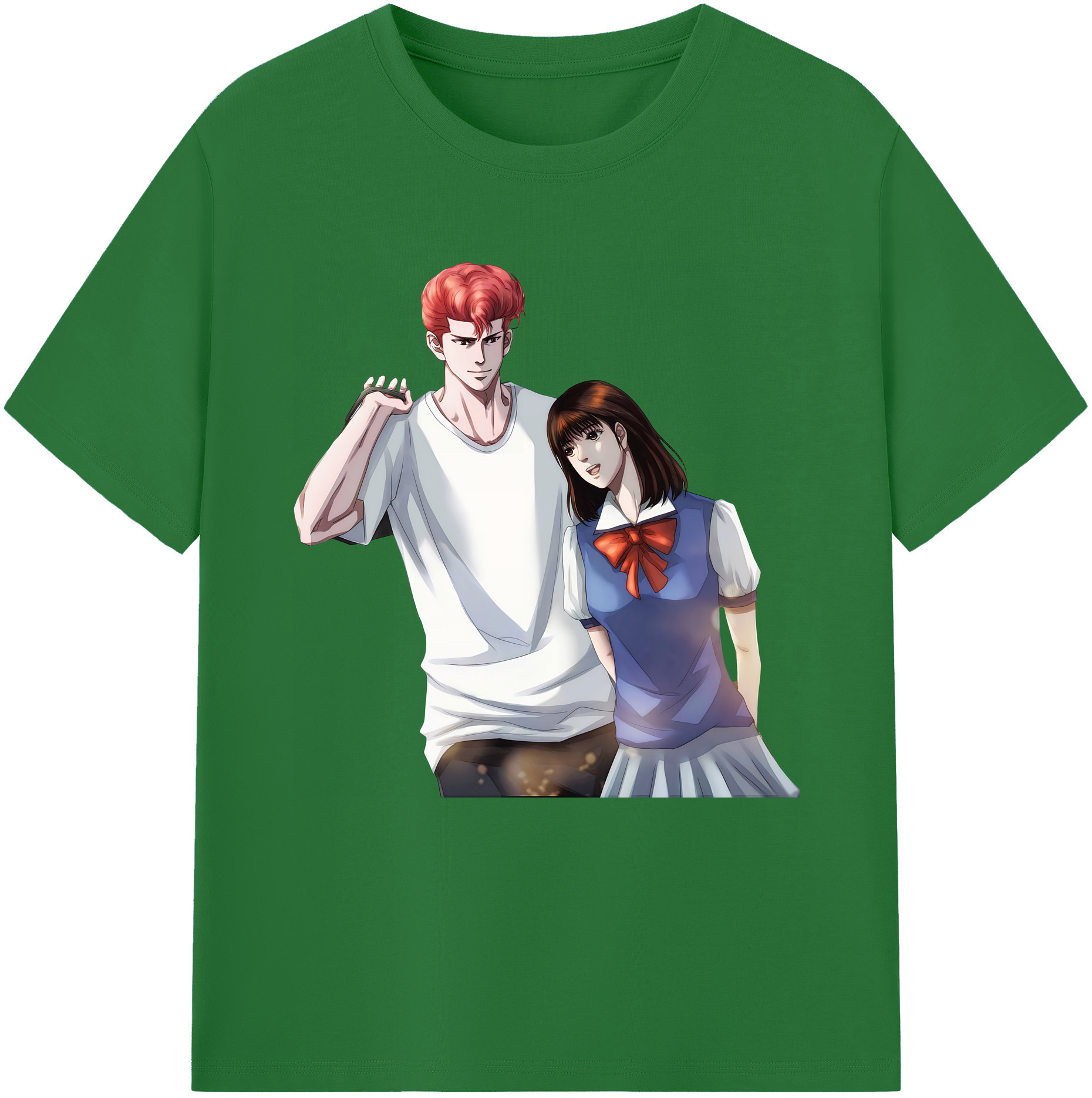 SLAM DUNK／スラムダンク 綿100％半袖Tシャツ（フロントプリント）