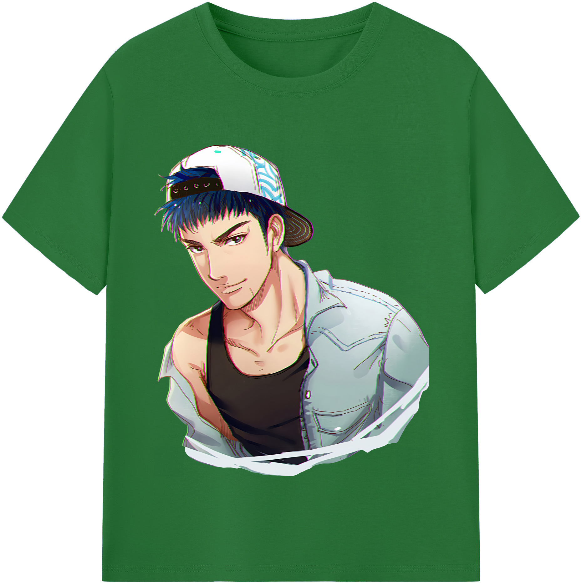 SLAM DUNK／スラムダンク 綿100％半袖Tシャツ（フロントプリント）