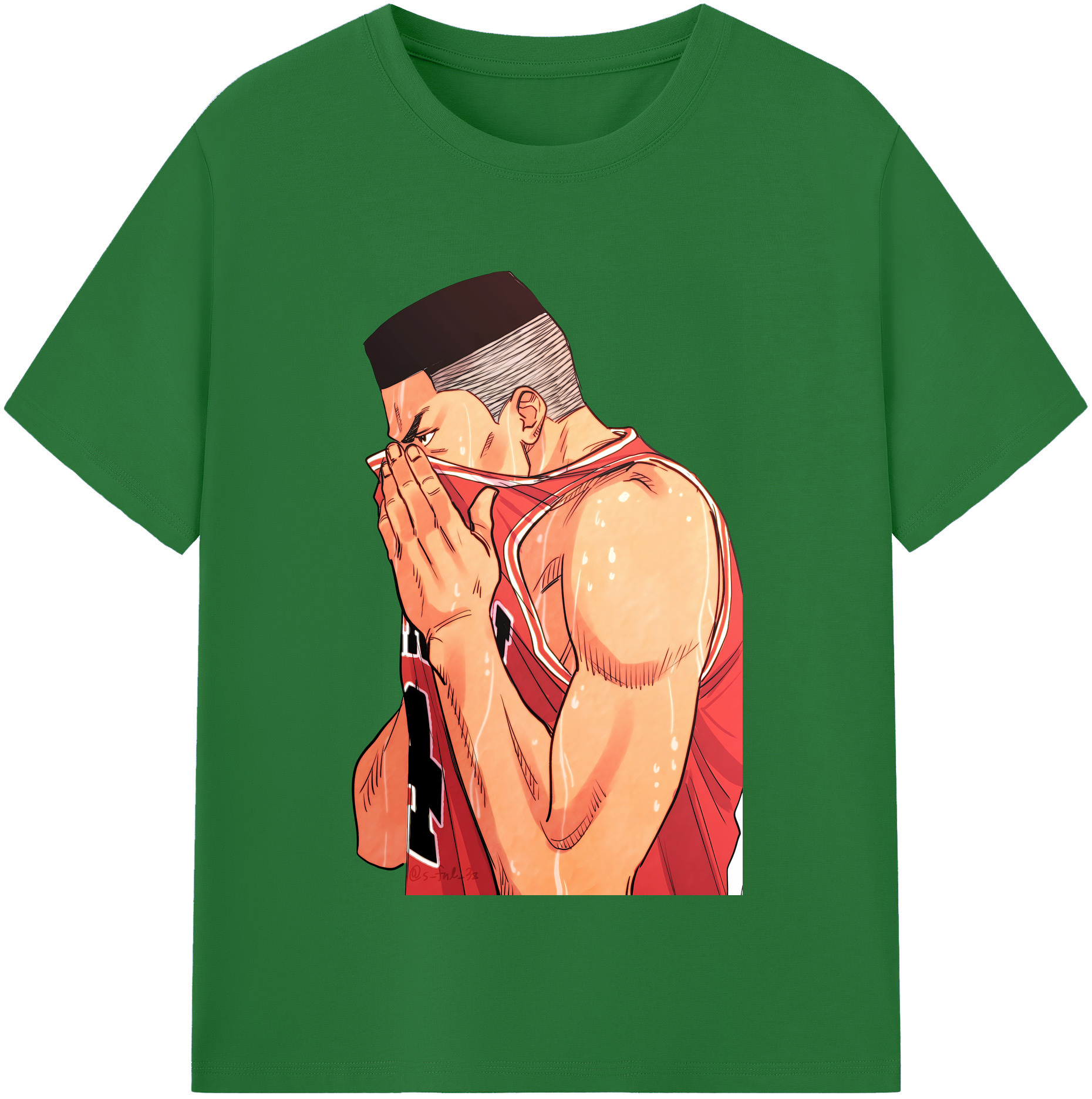 SLAM DUNK／スラムダンク 綿100％半袖Tシャツ（フロントプリント）
