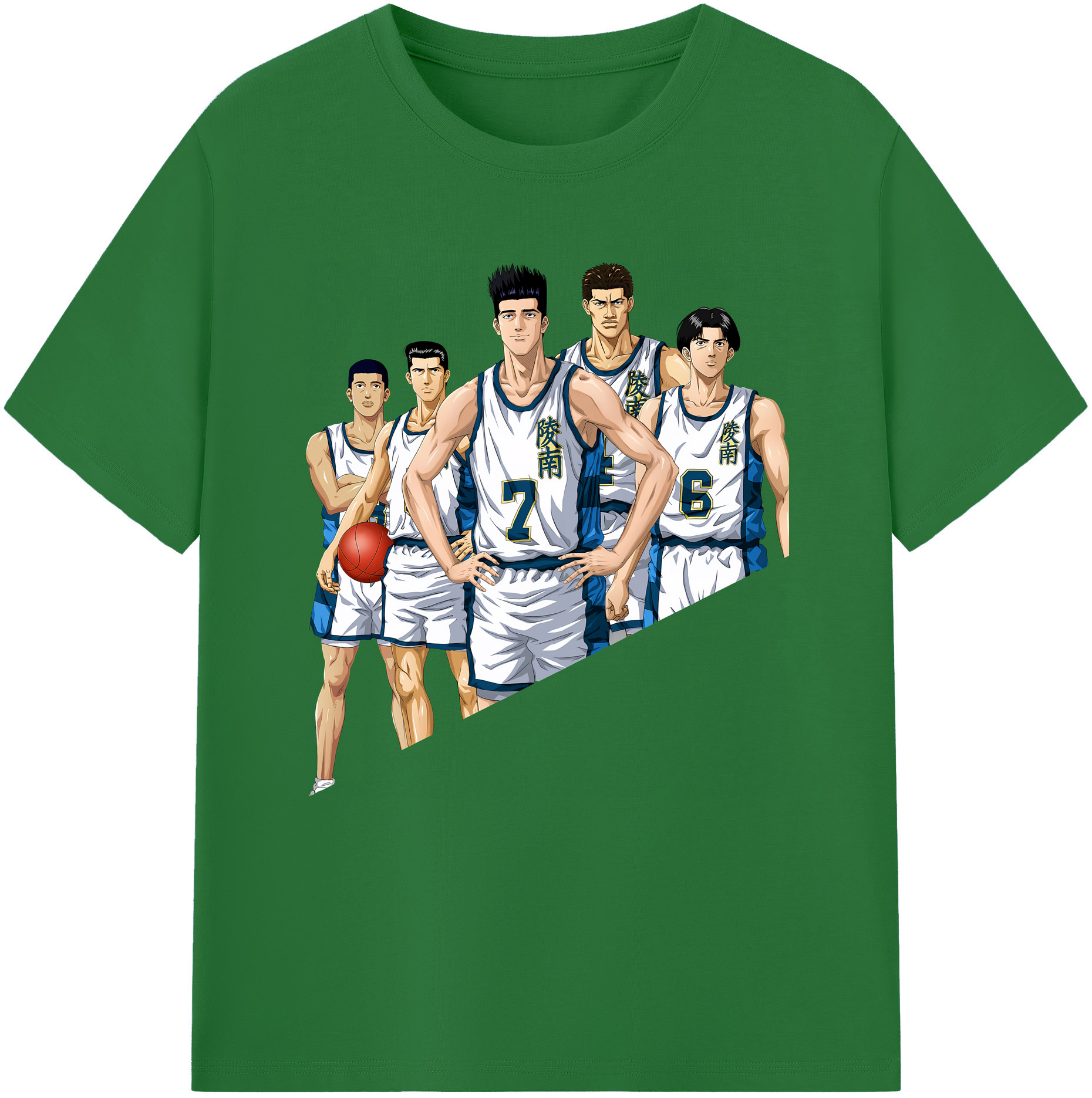 （画像用） SLAM DUNK／スラムダンク 綿100％半袖Tシャツ（フロントプリント）