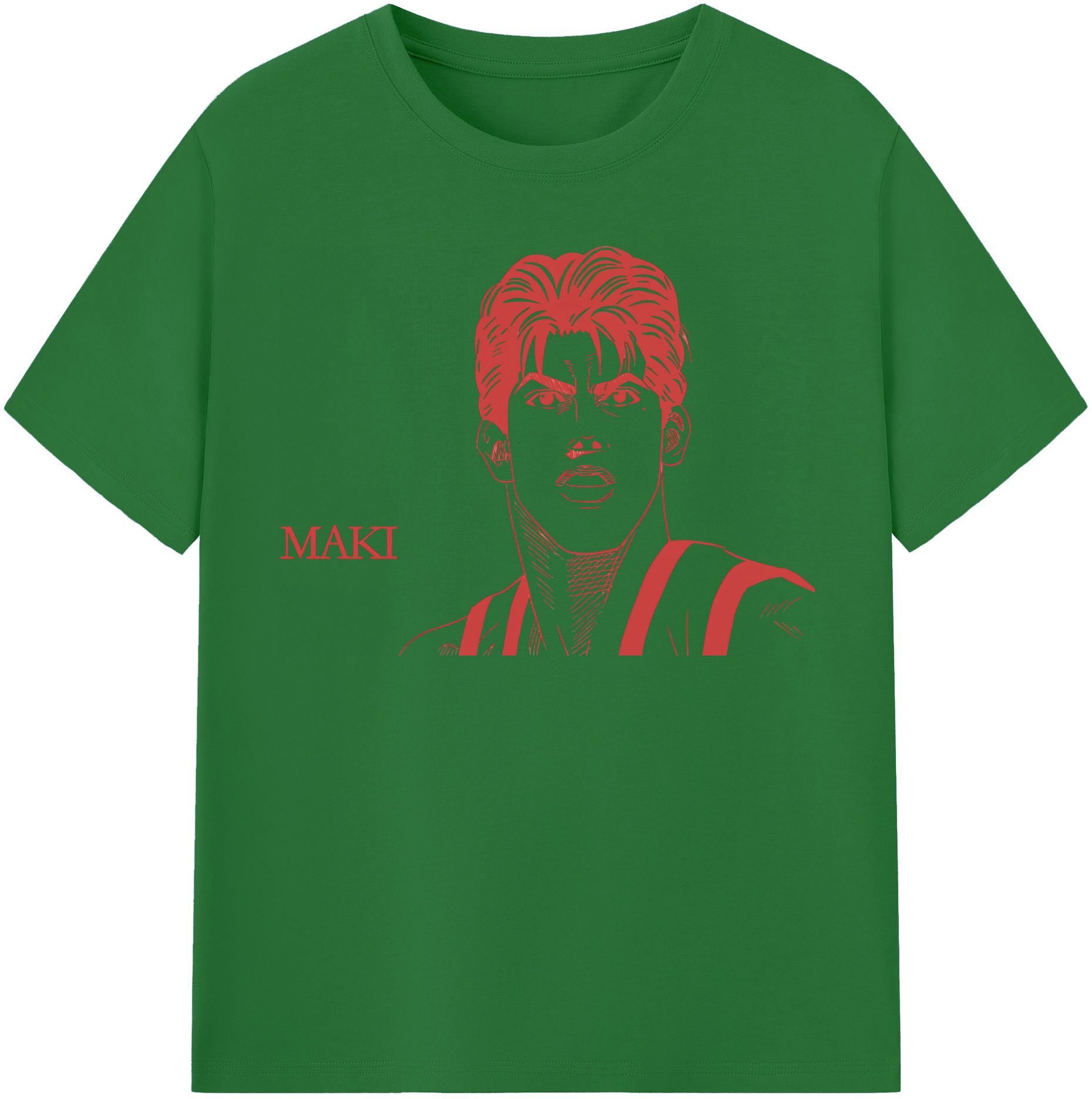 SLAM DUNK／スラムダンク 綿100％半袖Tシャツ（フロントプリント）
