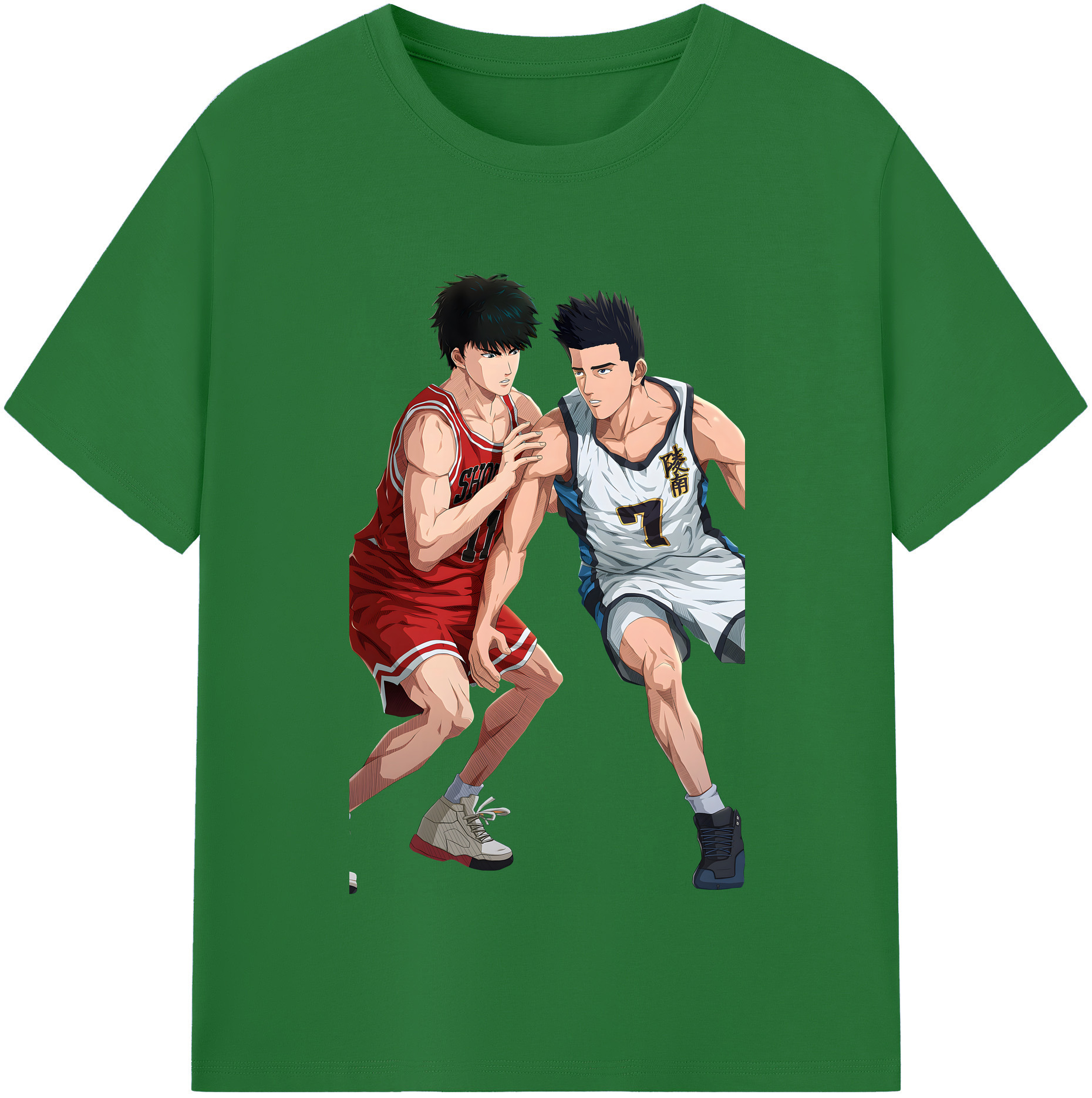 （画像用） SLAM DUNK／スラムダンク 綿100％半袖Tシャツ（フロントプリント）