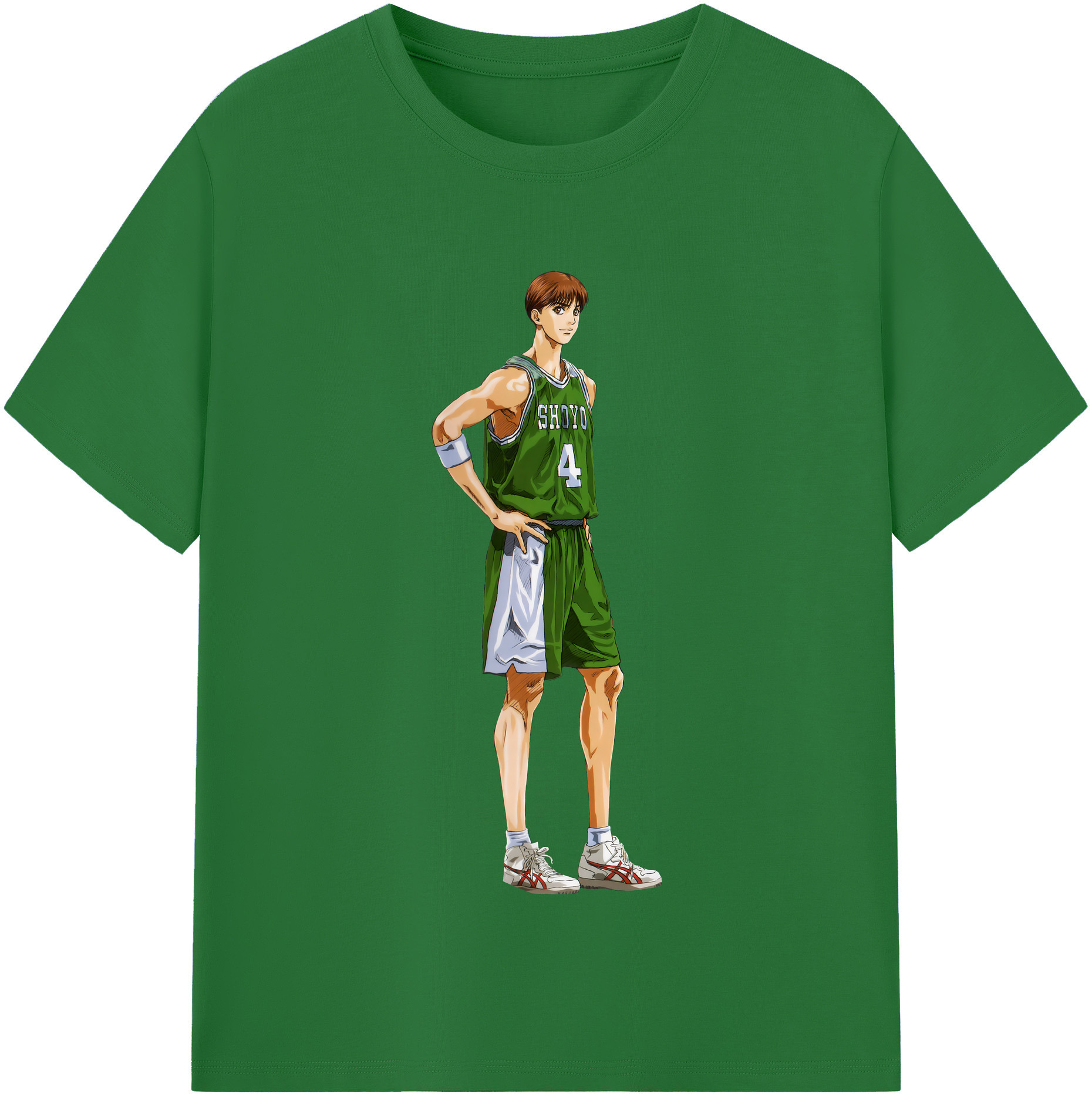 SLAM DUNK／スラムダンク 綿100％半袖Tシャツ（フロントプリント）