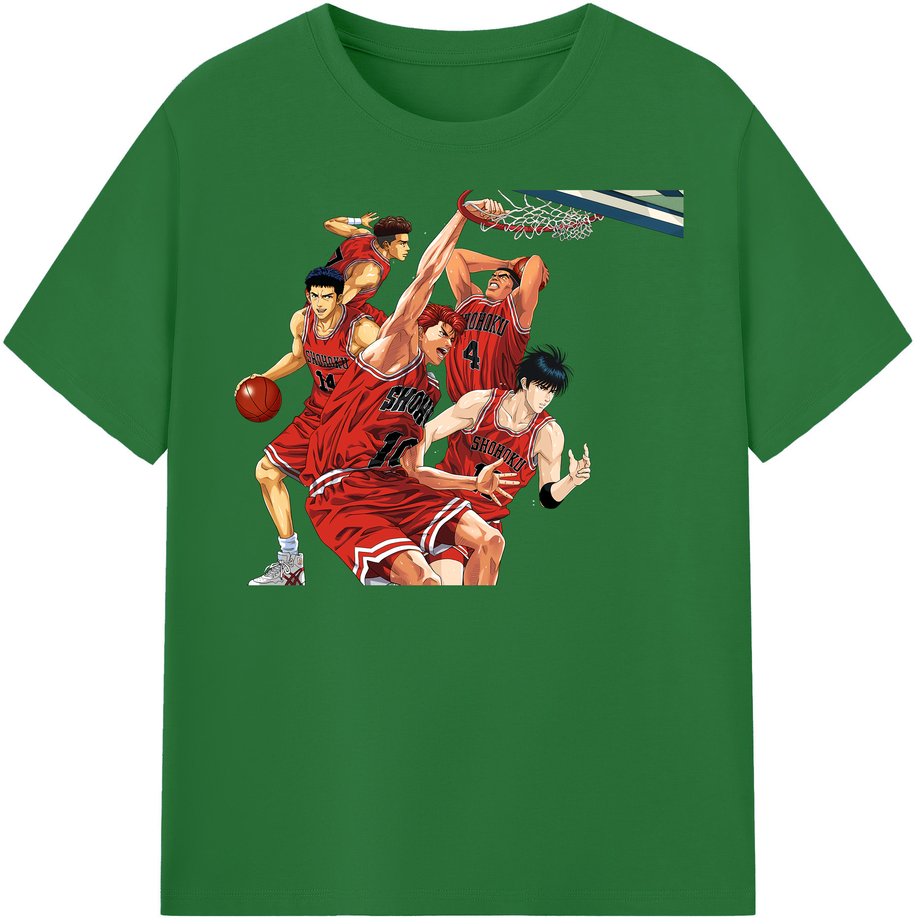 （画像用） SLAM DUNK／スラムダンク 綿100％半袖Tシャツ（フロントプリント）