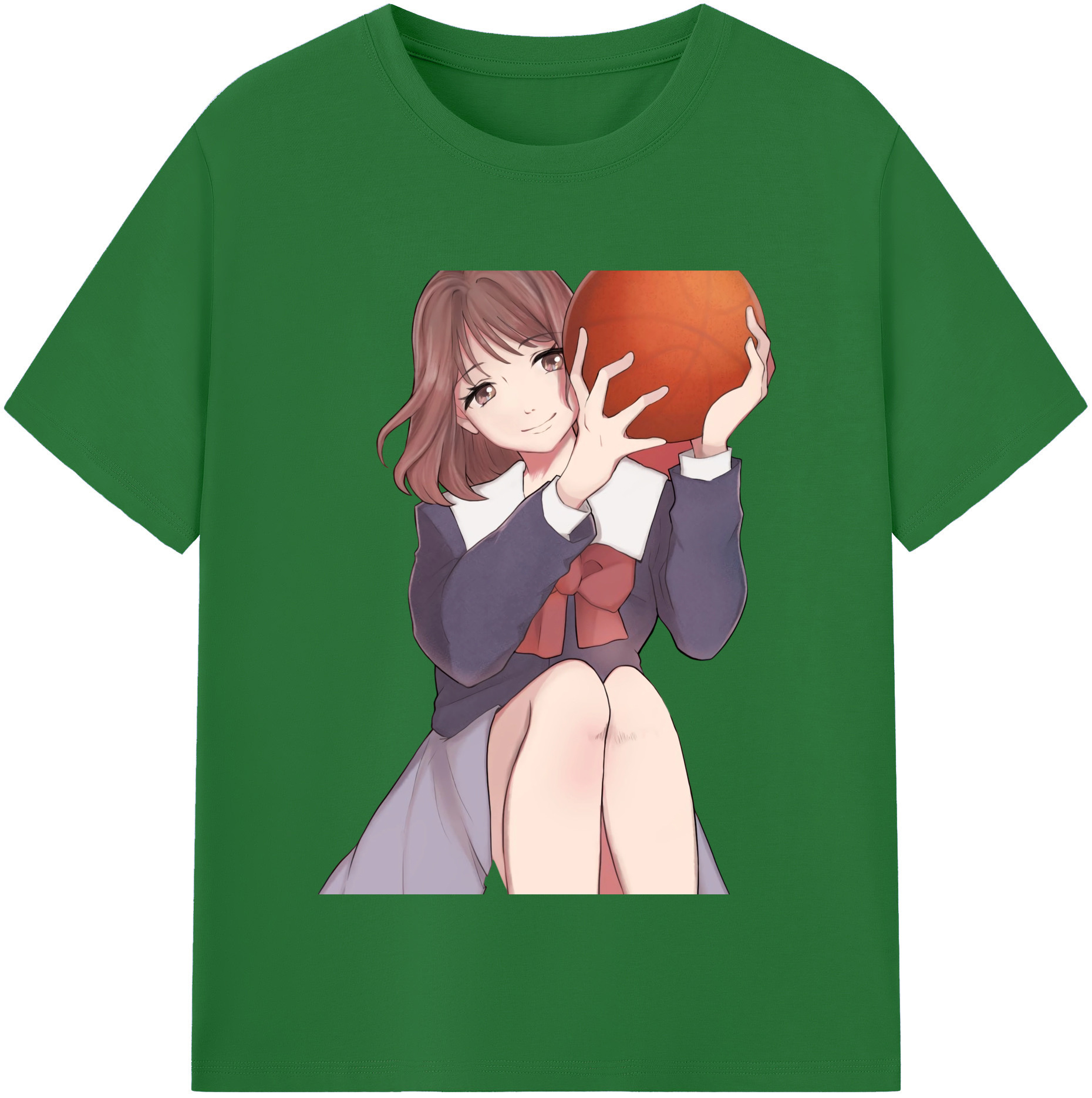 SLAM DUNK／スラムダンク 綿100％半袖Tシャツ（フロントプリント）