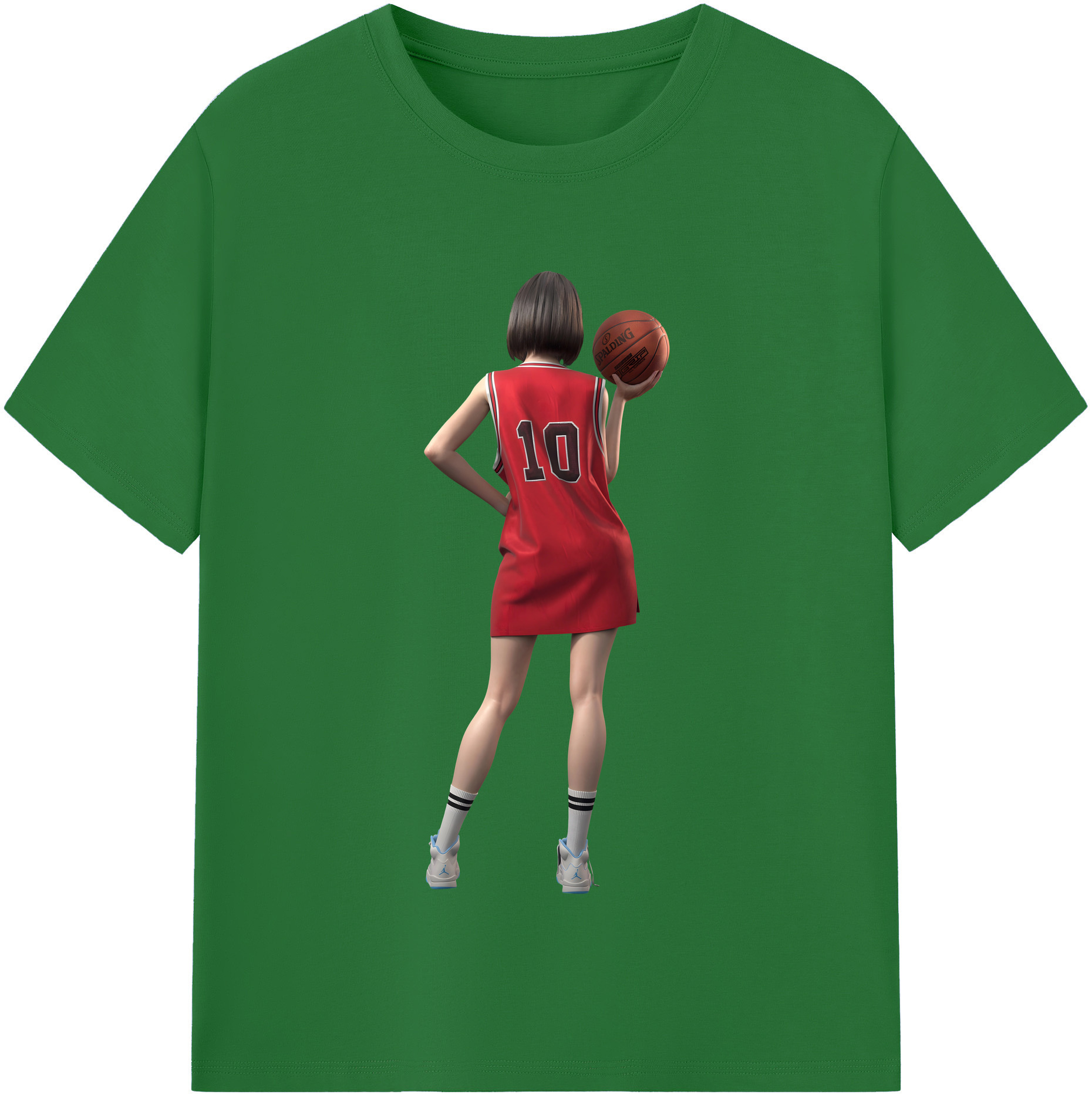 SLAM DUNK／スラムダンク 綿100％半袖Tシャツ（フロントプリント）