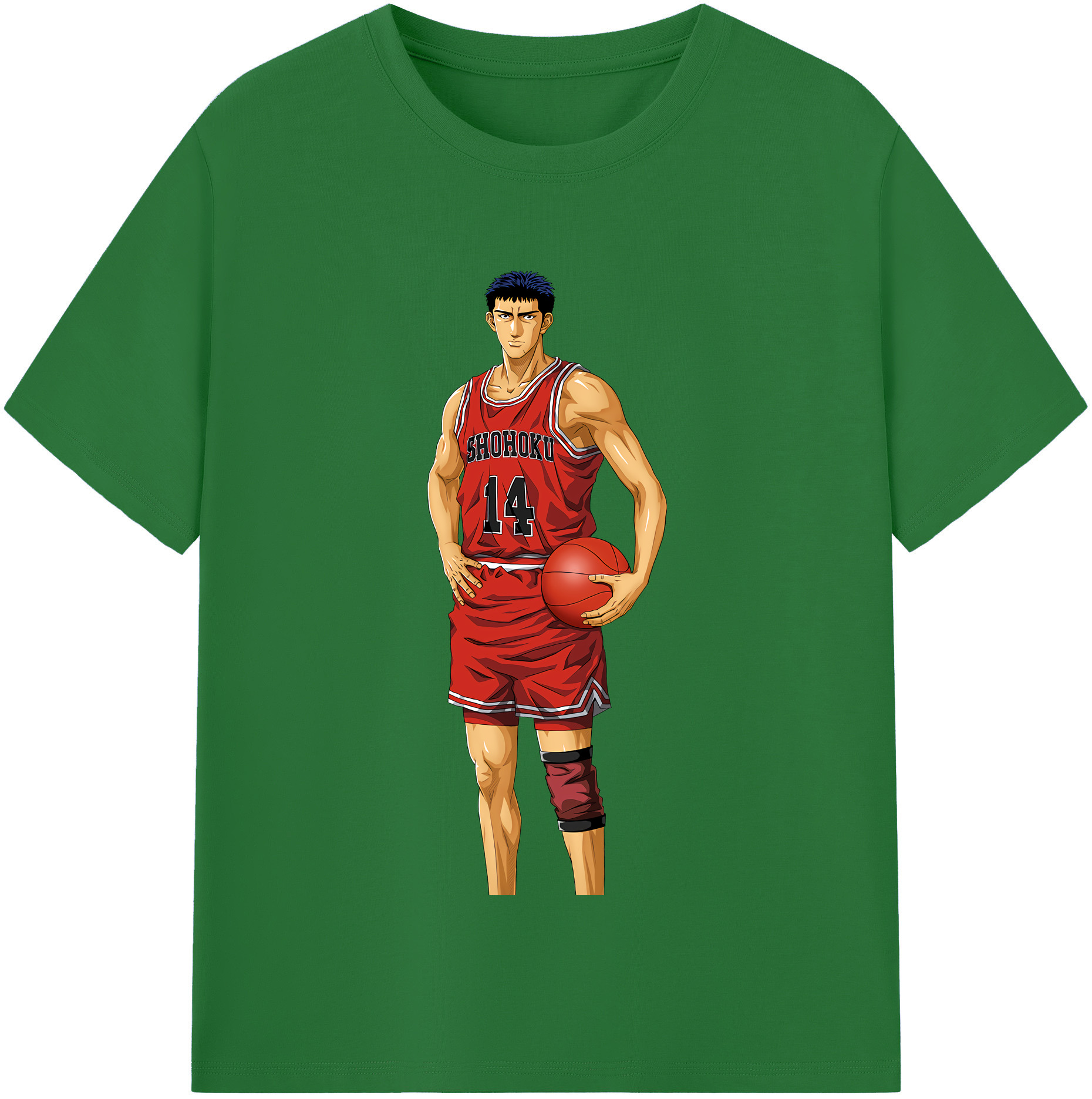 SLAM DUNK／スラムダンク 綿100％半袖Tシャツ（フロントプリント）