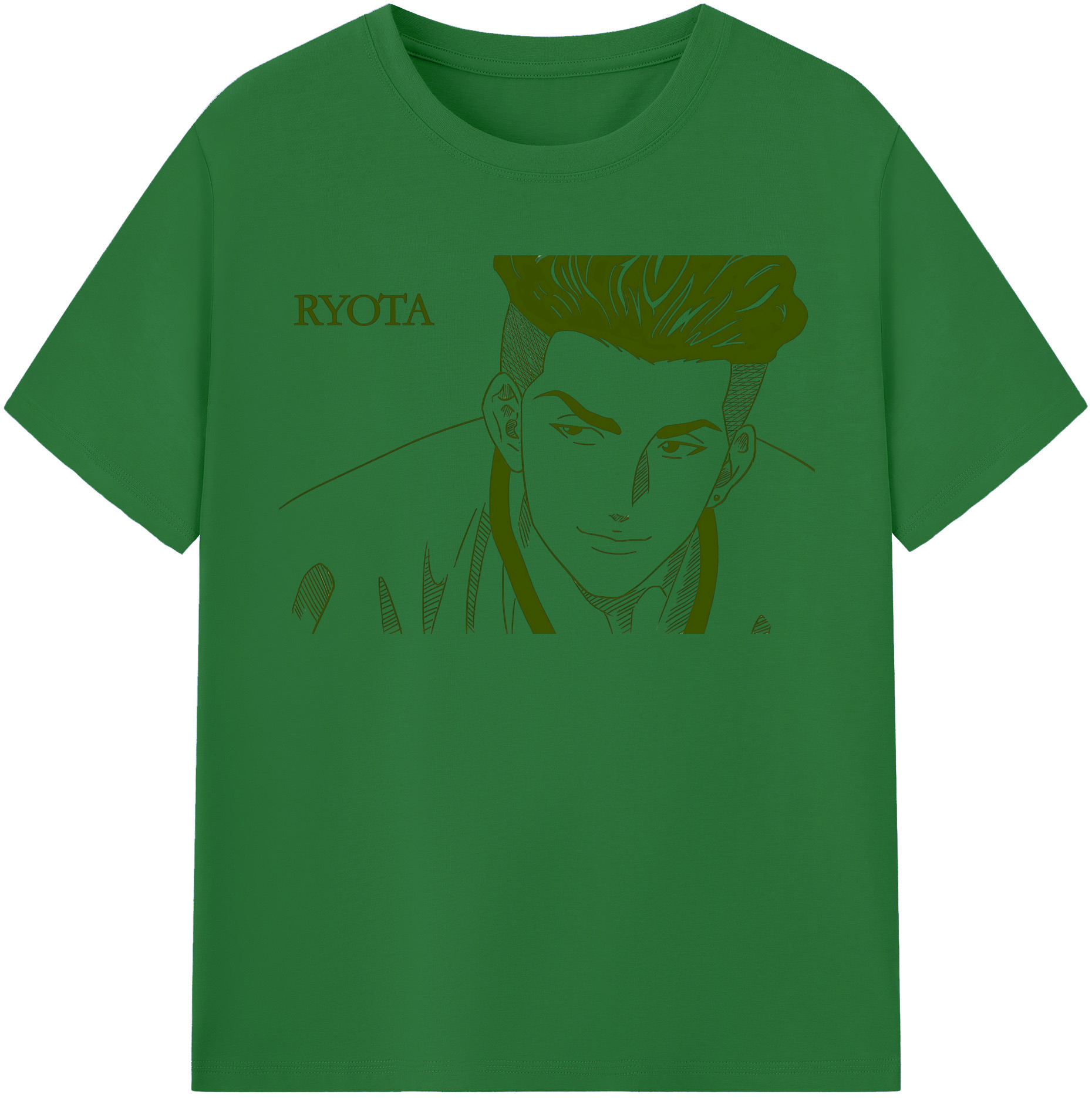 SLAM DUNK／スラムダンク 綿100％半袖Tシャツ（フロントプリント）