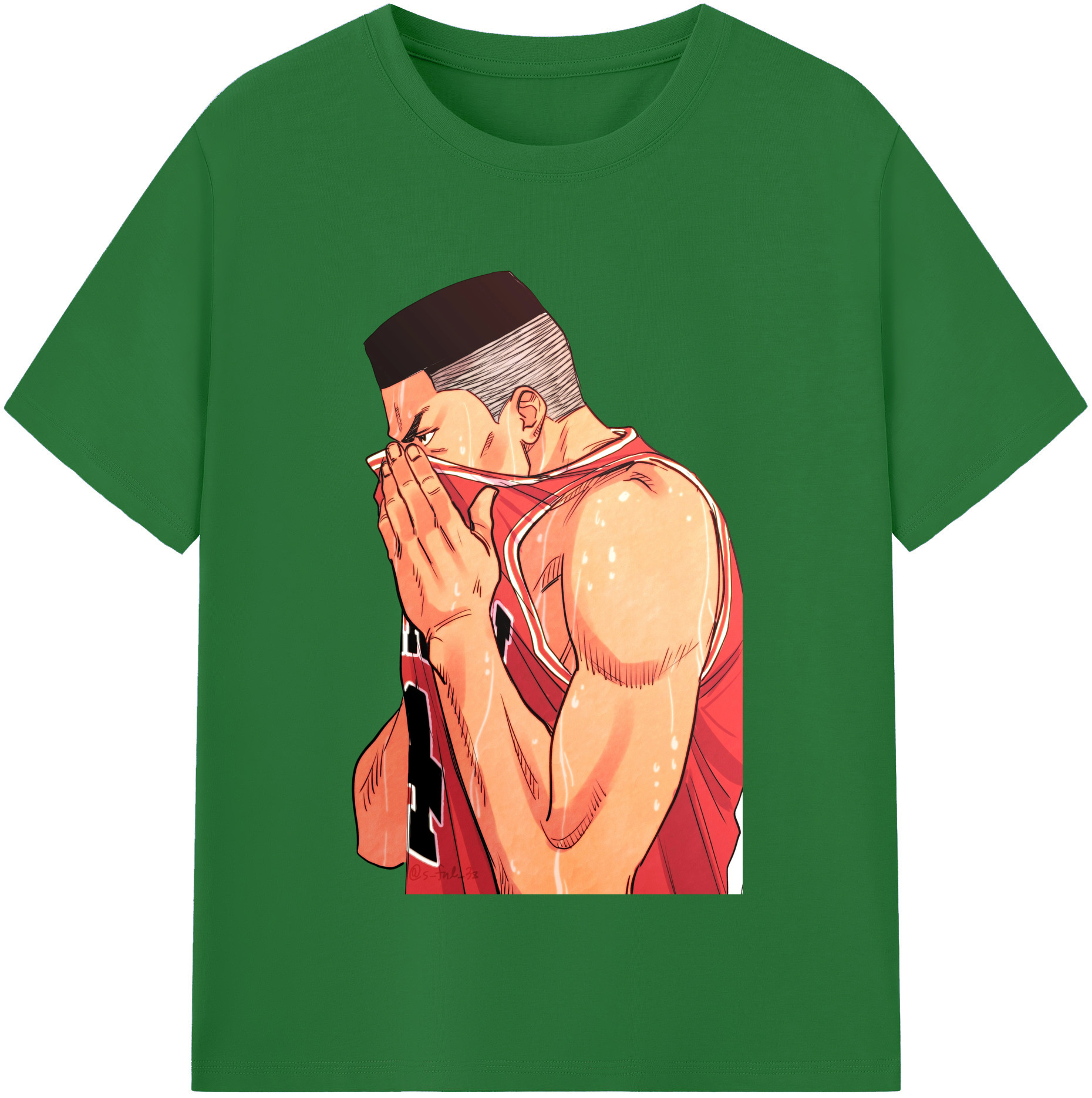 SLAM DUNK／スラムダンク 綿100％半袖Tシャツ（フロントプリント）