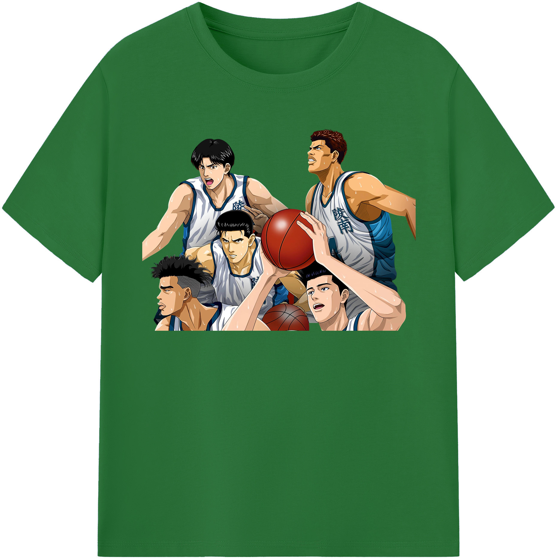 （画像用） SLAM DUNK／スラムダンク 綿100％半袖Tシャツ（フロントプリント）