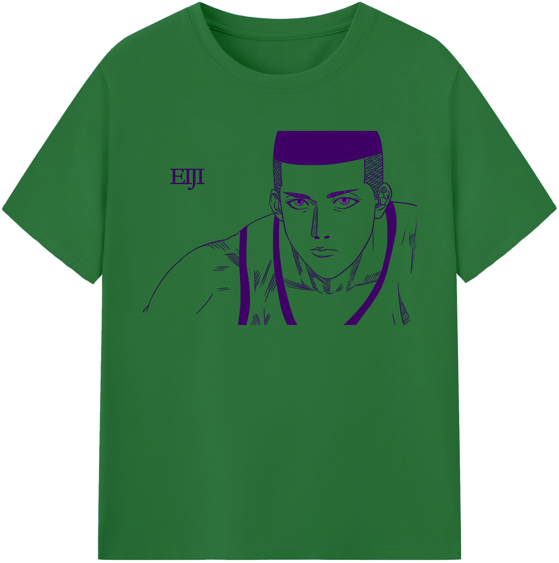 SLAM DUNK／スラムダンク 綿100％半袖Tシャツ（フロントプリント）