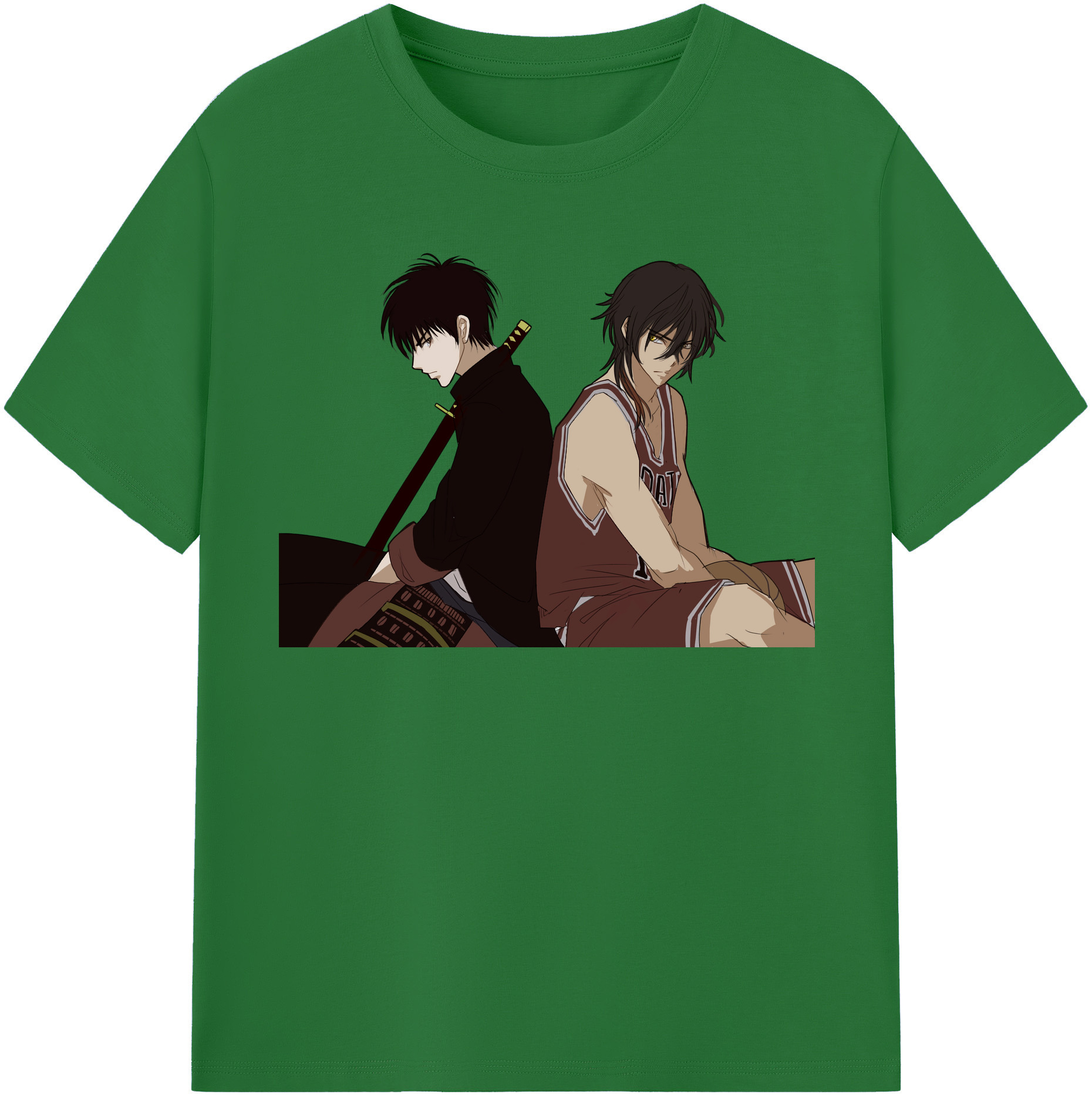 SLAM DUNK／スラムダンク 綿100％半袖Tシャツ（フロントプリント）