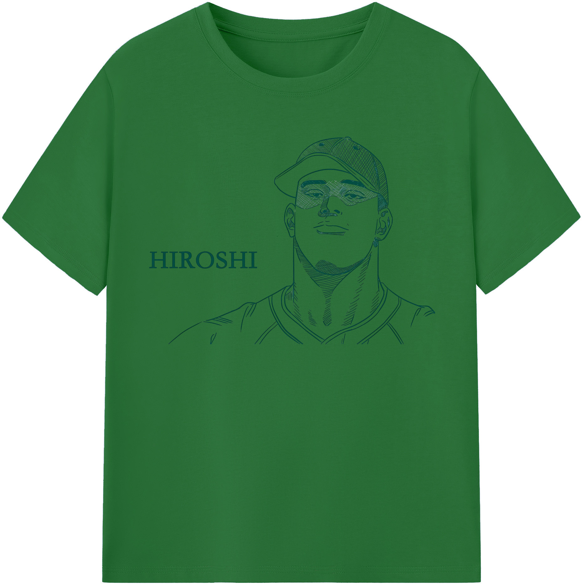 SLAM DUNK／スラムダンク 綿100％半袖Tシャツ（フロントプリント）