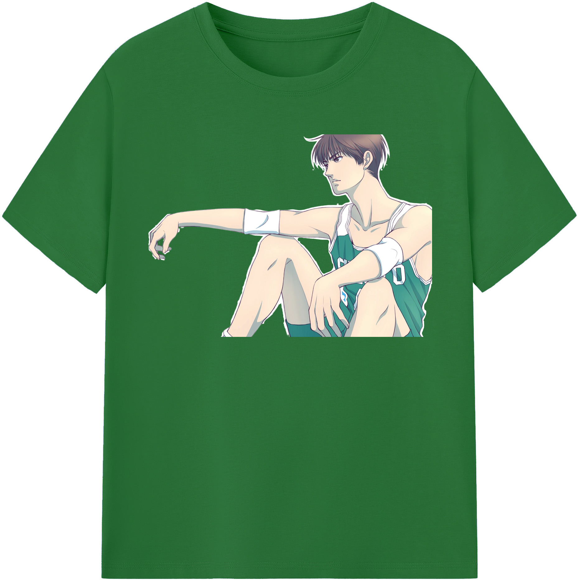 SLAM DUNK／スラムダンク 綿100％半袖Tシャツ（フロントプリント）