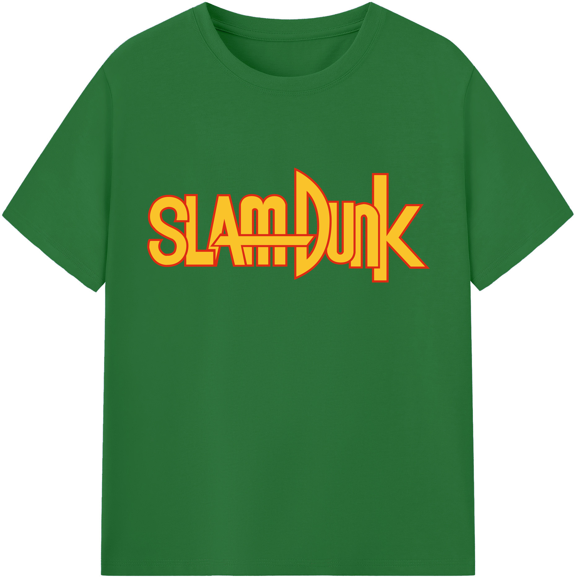 SLAM DUNK／スラムダンク 綿100％半袖Tシャツ（フロントプリント）