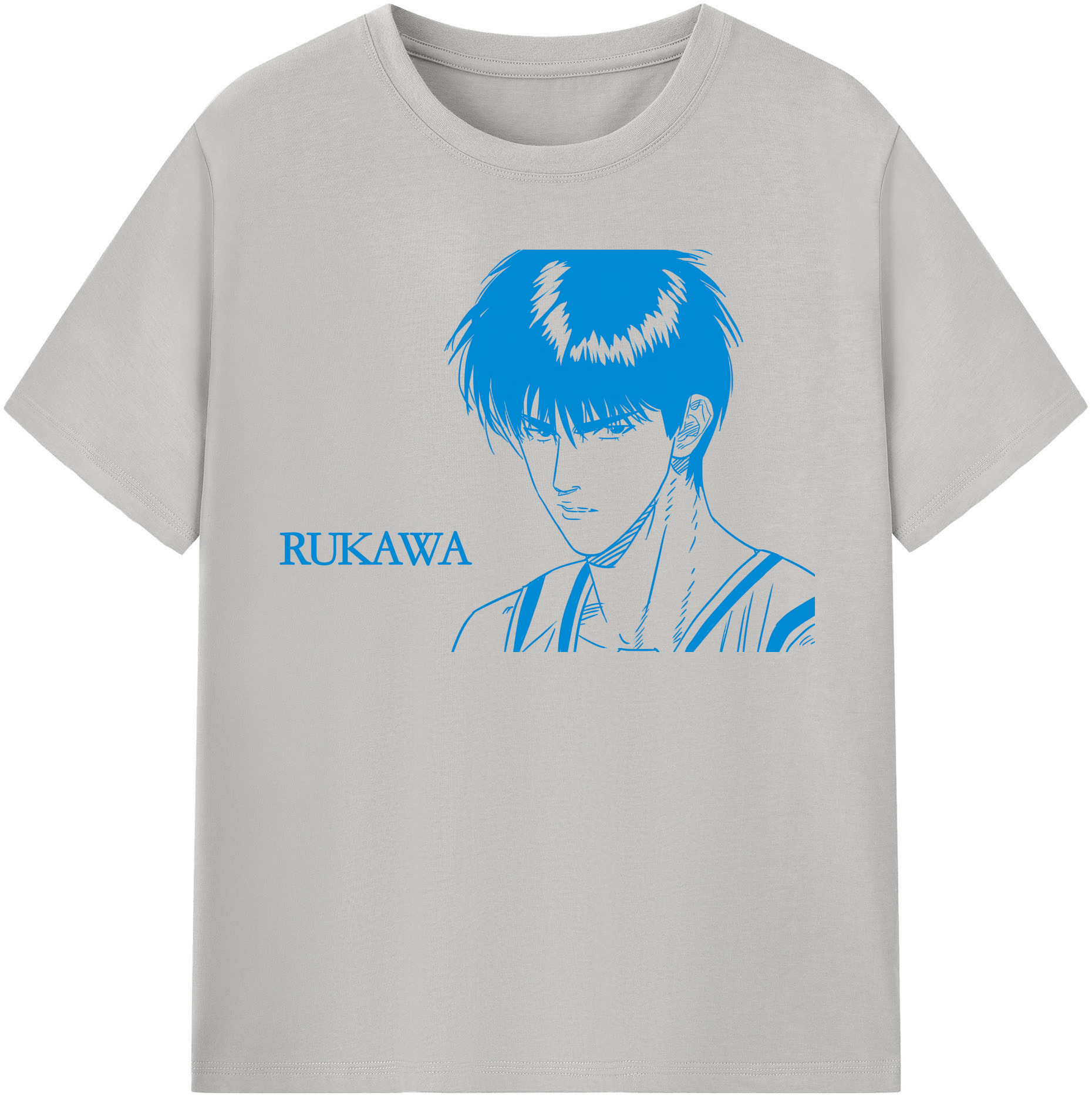 SLAM DUNK／スラムダンク 綿100％半袖Tシャツ（フロントプリント）