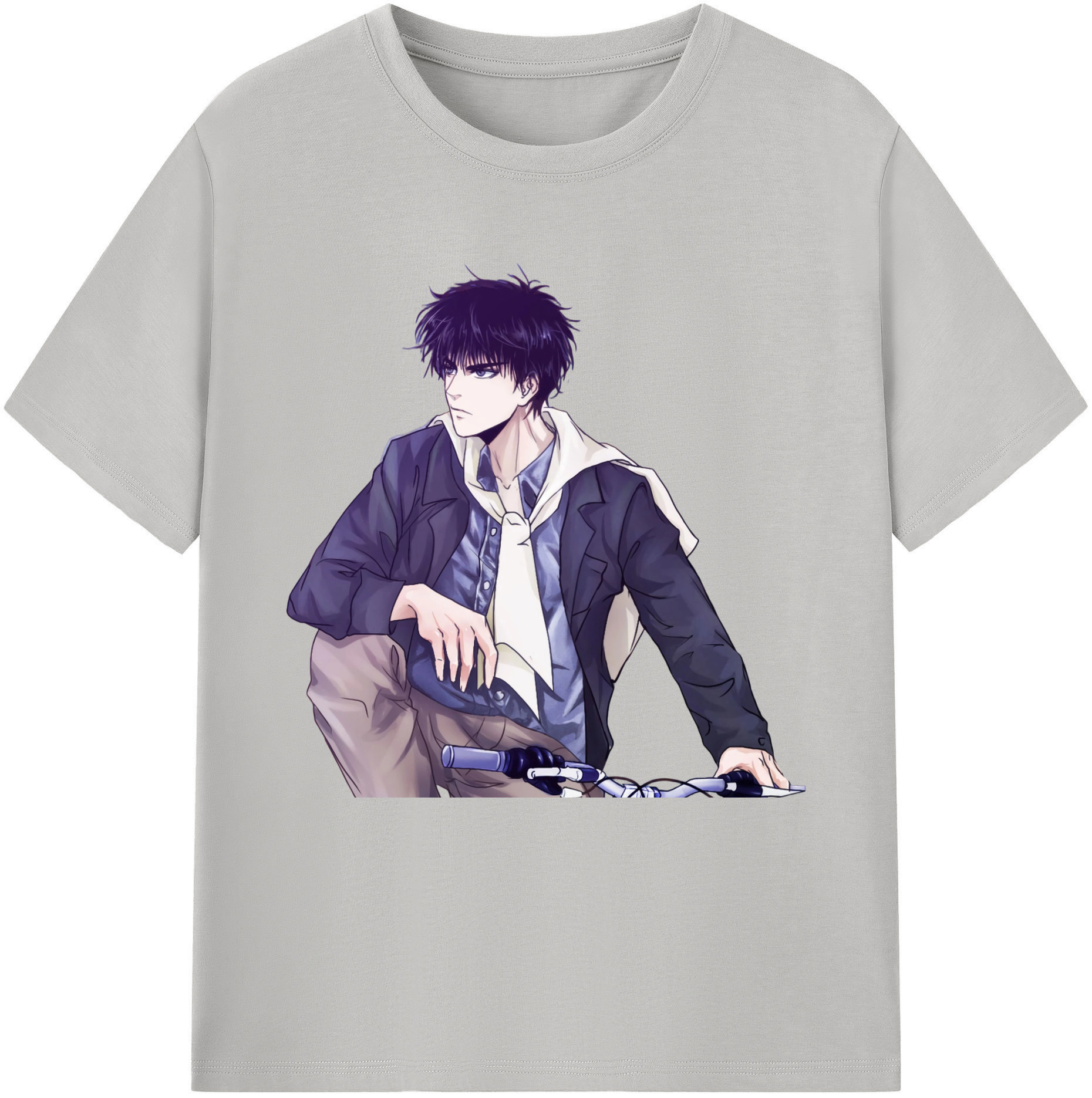 SLAM DUNK／スラムダンク 綿100％半袖Tシャツ（フロントプリント）