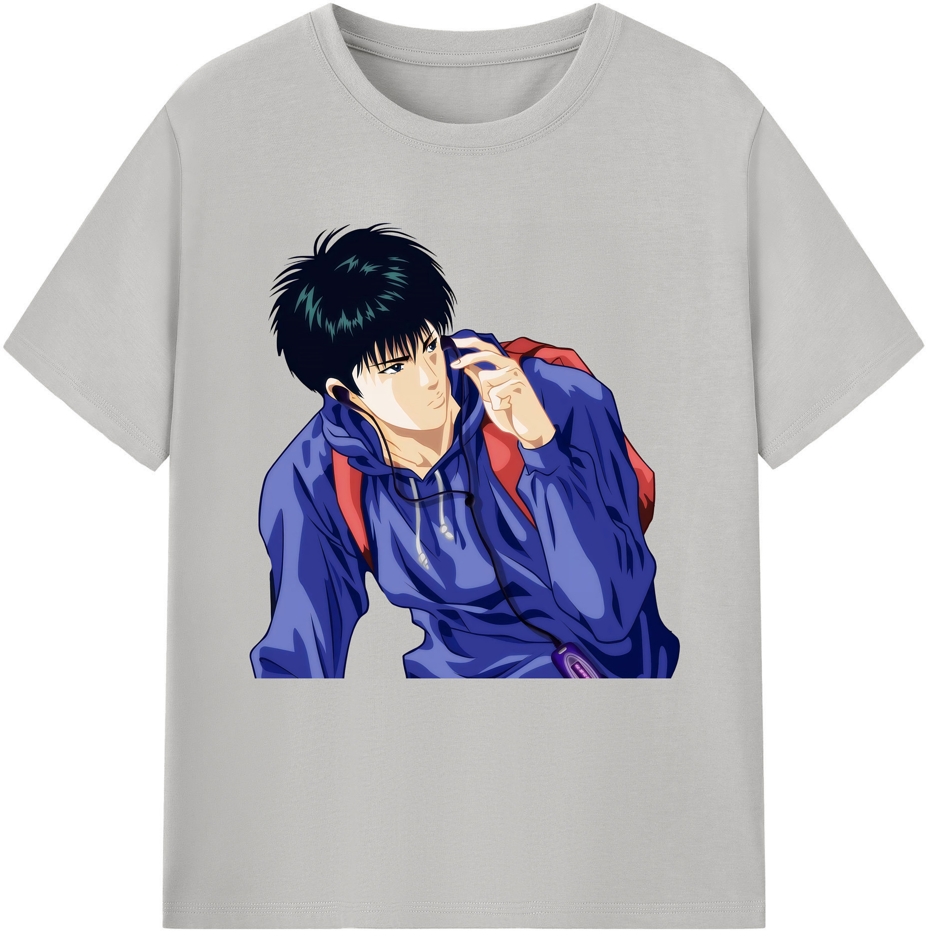 SLAM DUNK／スラムダンク 綿100％半袖Tシャツ（フロントプリント）