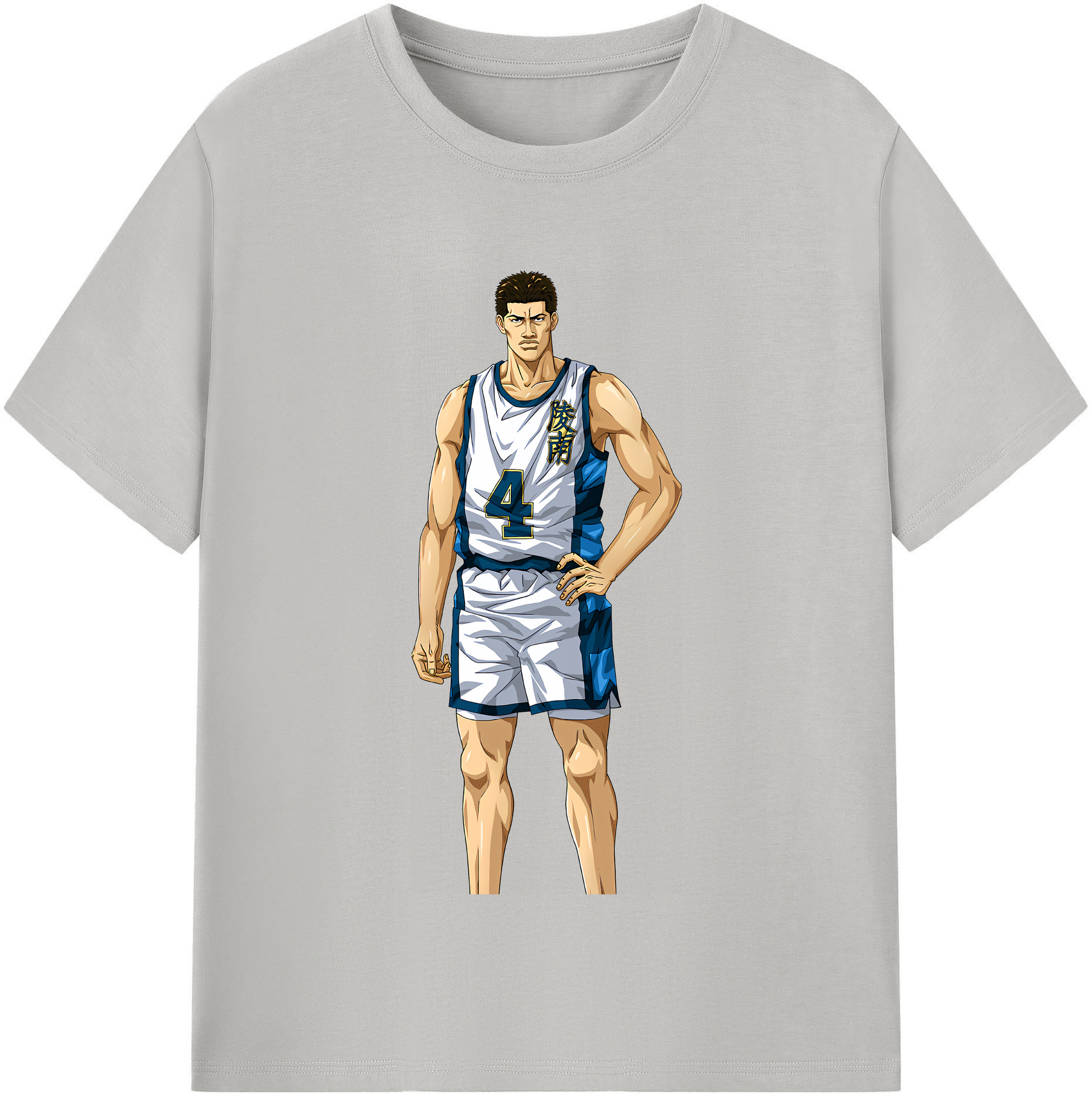 SLAM DUNK／スラムダンク 綿100％半袖Tシャツ（フロントプリント）