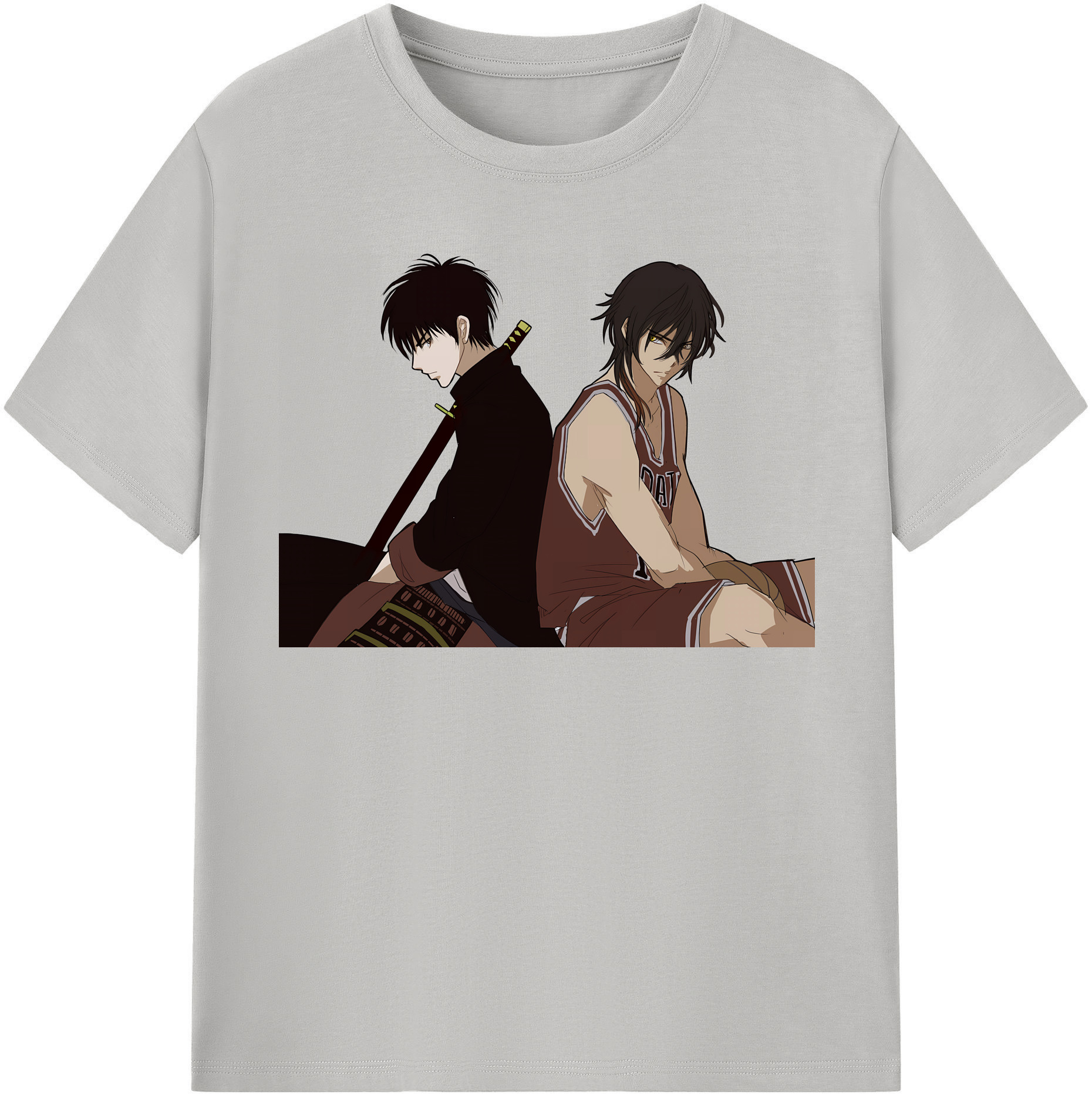 SLAM DUNK／スラムダンク 綿100％半袖Tシャツ（フロントプリント）