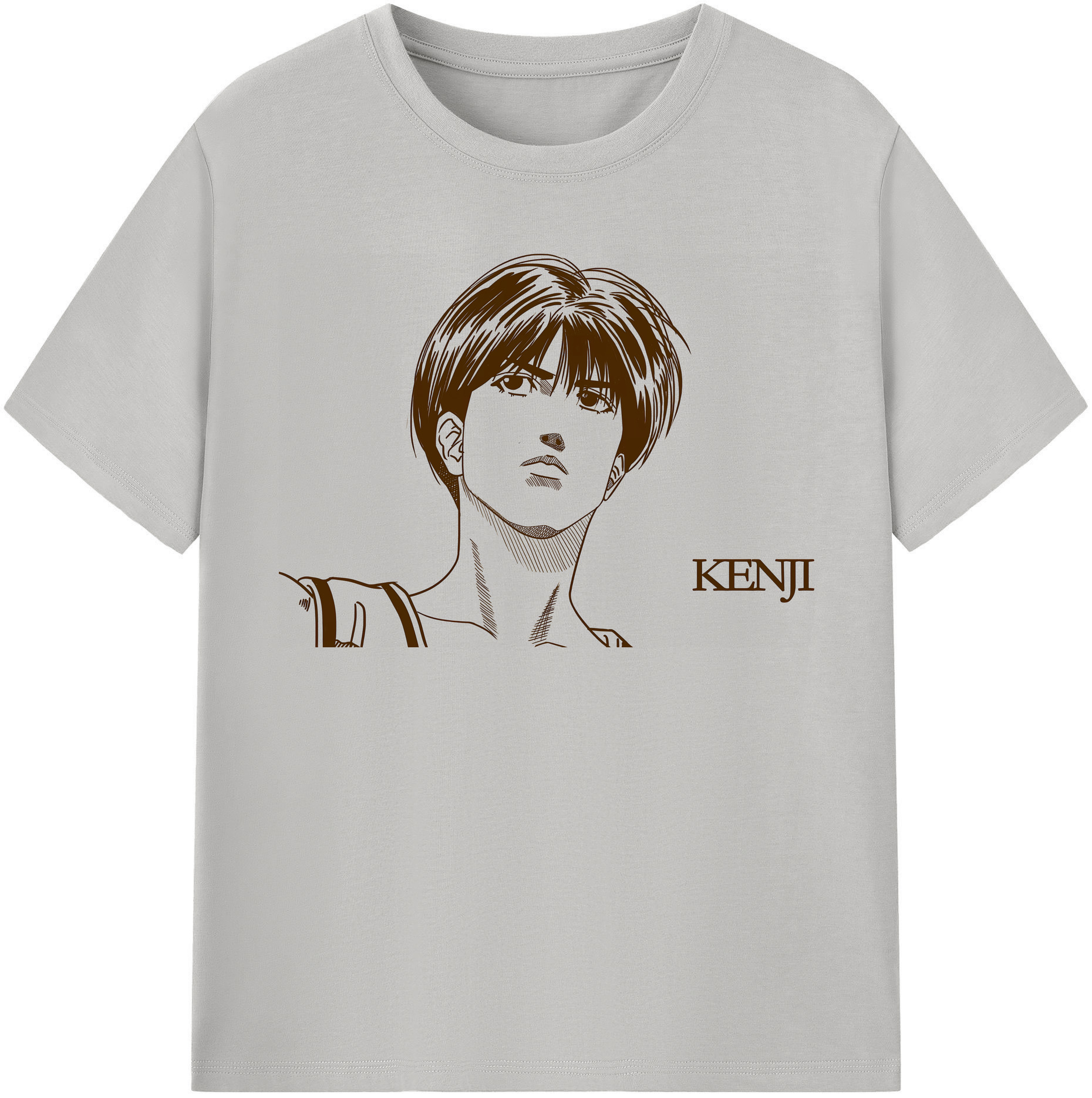SLAM DUNK／スラムダンク 綿100％半袖Tシャツ（フロントプリント）
