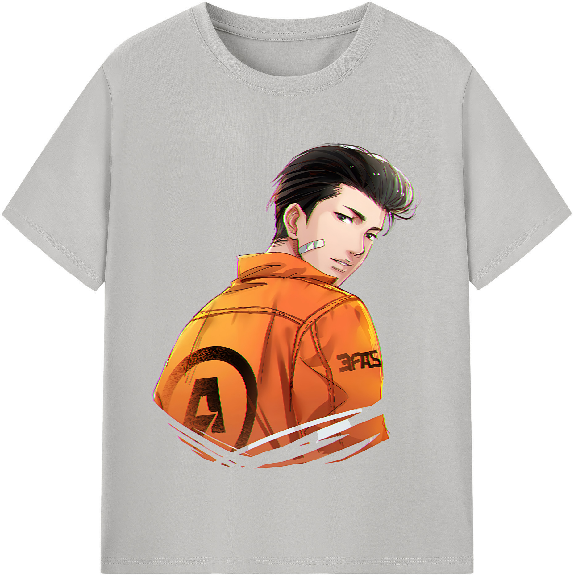SLAM DUNK／スラムダンク 綿100％半袖Tシャツ（フロントプリント）