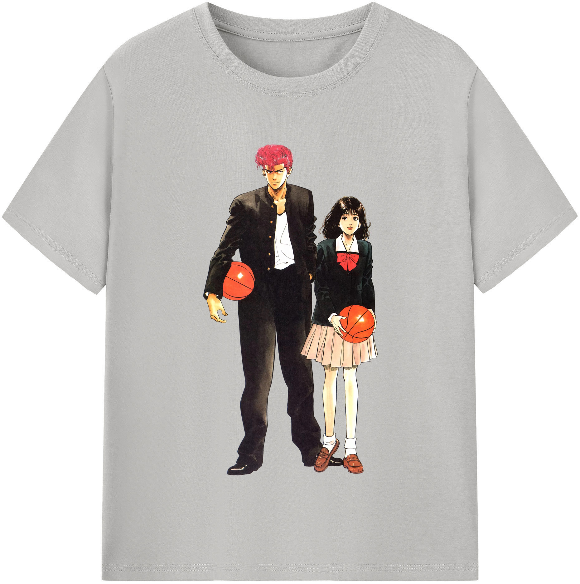（画像用） SLAM DUNK／スラムダンク 綿100％半袖Tシャツ（フロントプリント）