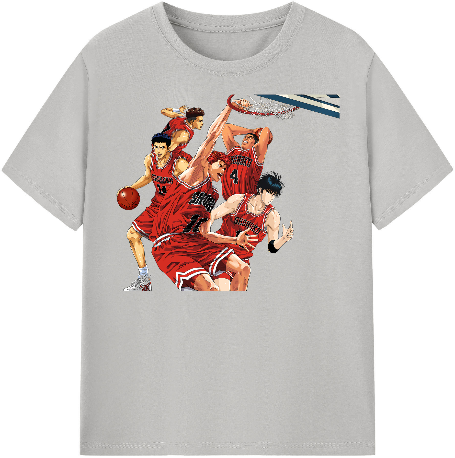（画像用） SLAM DUNK／スラムダンク 綿100％半袖Tシャツ（フロントプリント）