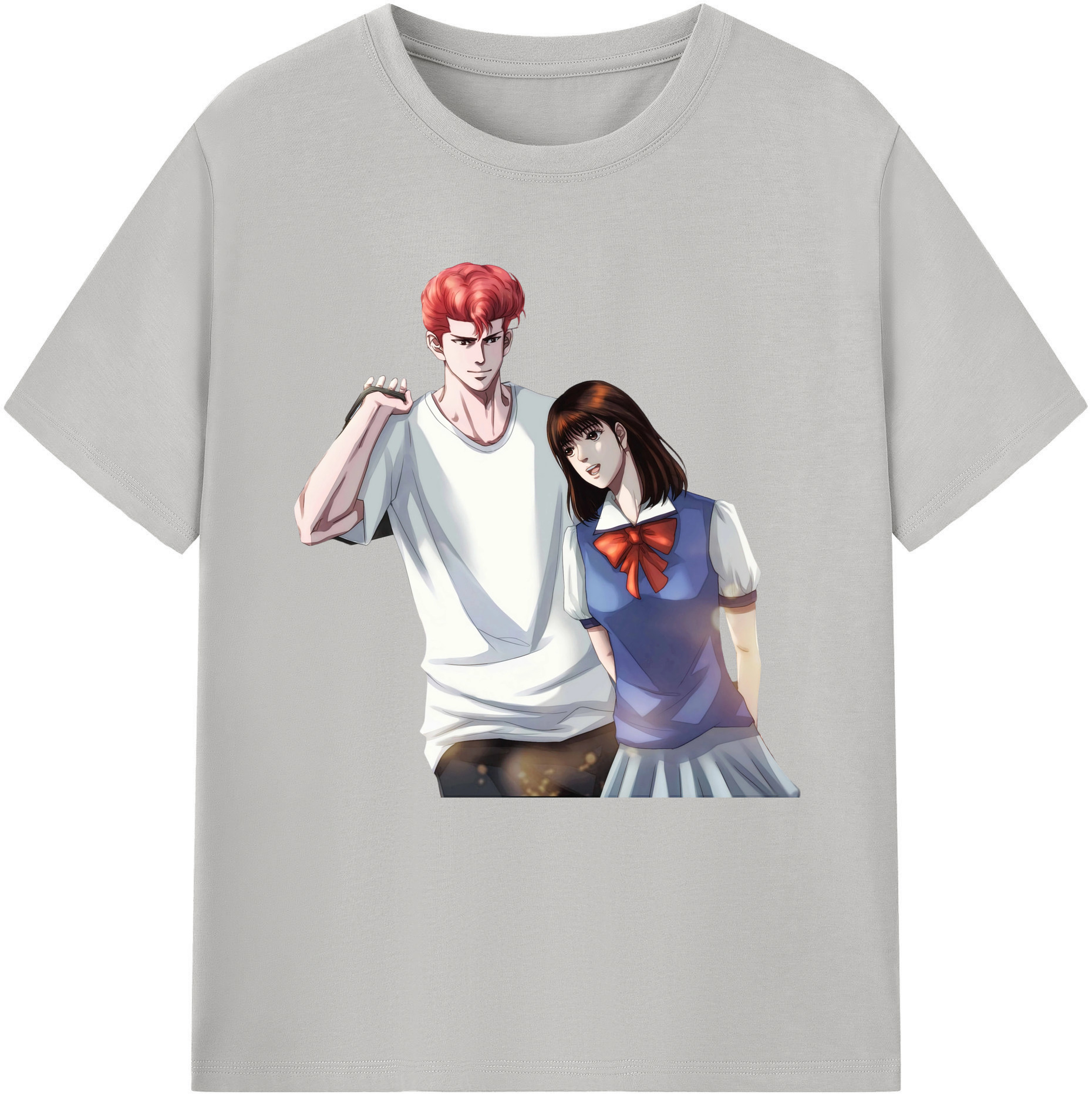 SLAM DUNK／スラムダンク 綿100％半袖Tシャツ（フロントプリント）