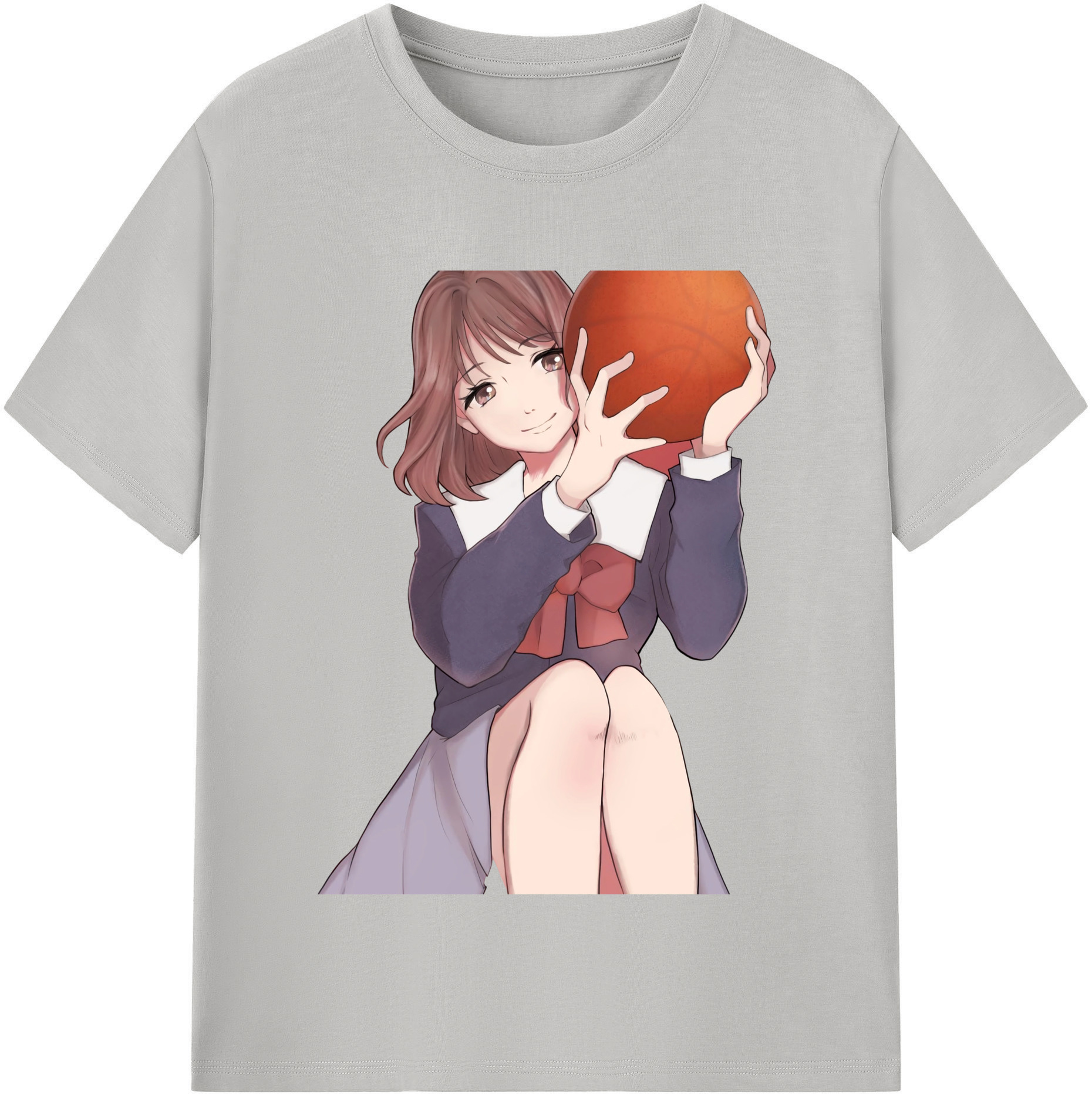 SLAM DUNK／スラムダンク 綿100％半袖Tシャツ（フロントプリント）