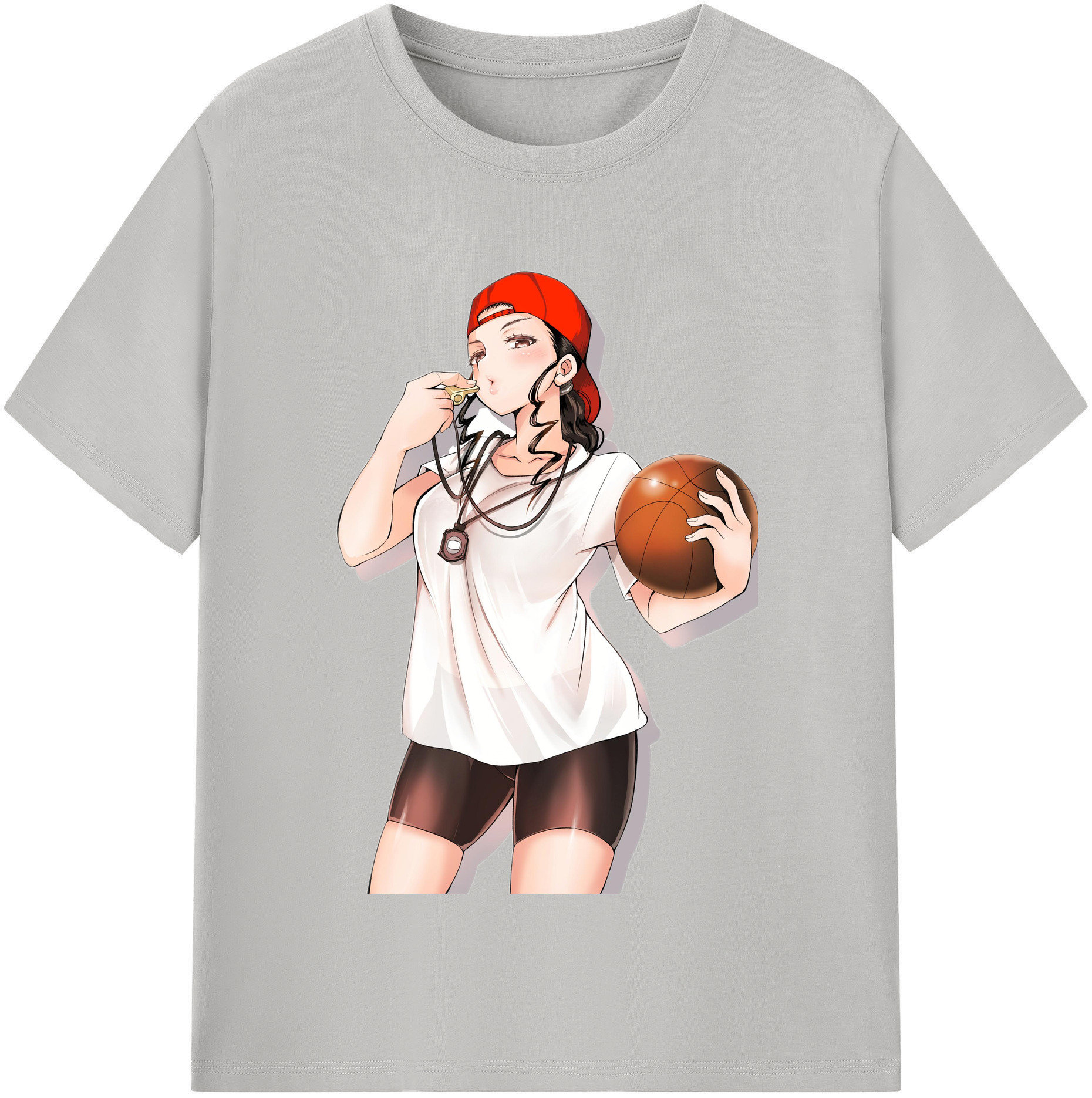 SLAM DUNK／スラムダンク 綿100％半袖Tシャツ（フロントプリント）