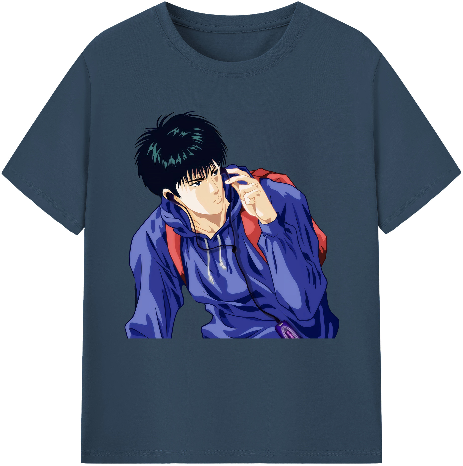 SLAM DUNK／スラムダンク 綿100％半袖Tシャツ（フロントプリント）