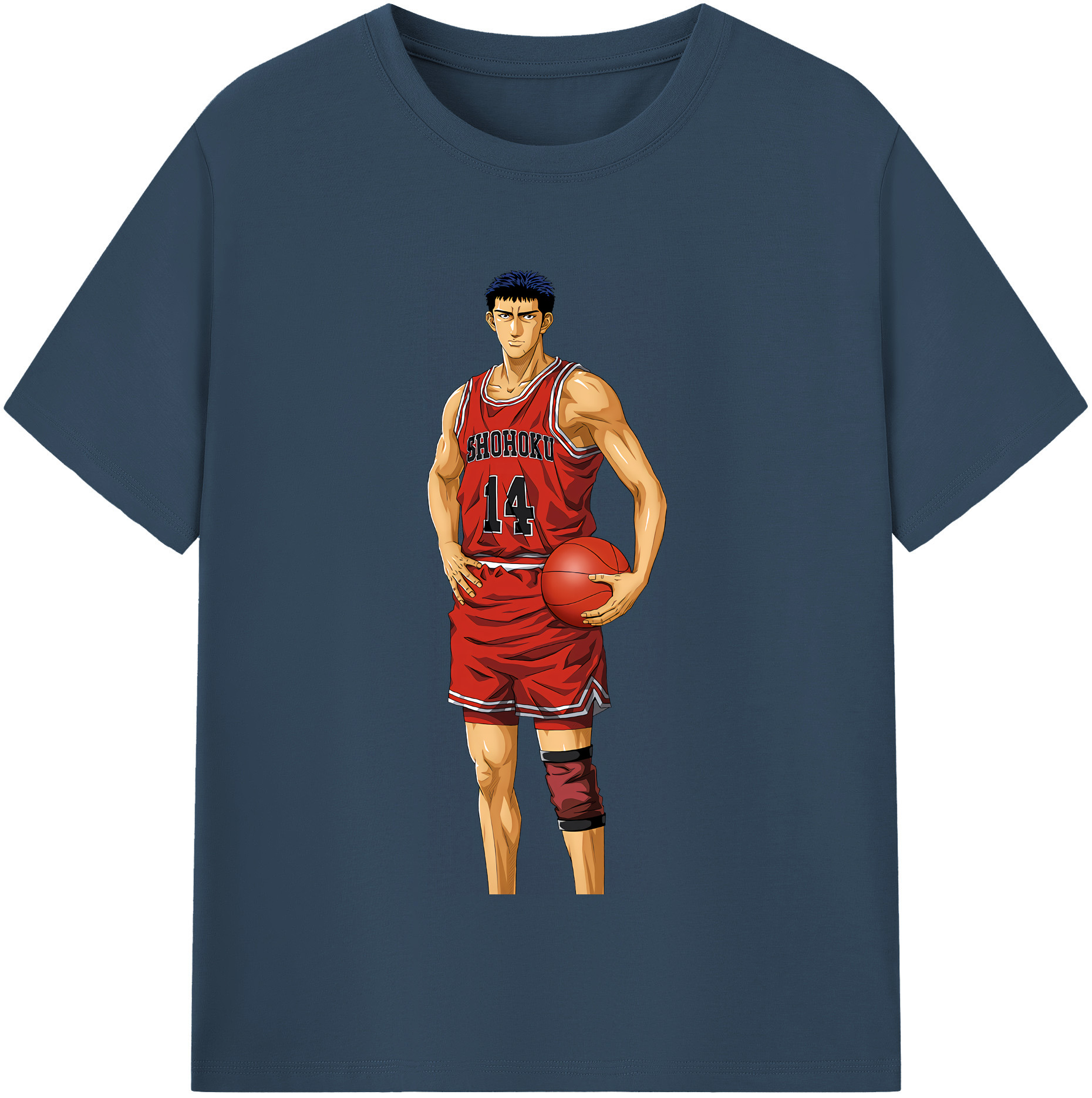 SLAM DUNK／スラムダンク 綿100％半袖Tシャツ（フロントプリント）