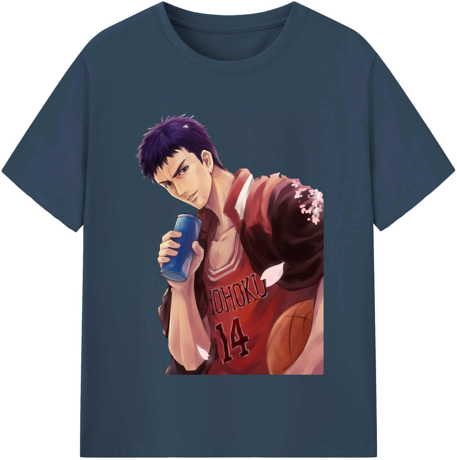 （画像用） SLAM DUNK／スラムダンク 綿100％半袖Tシャツ（フロントプリント）