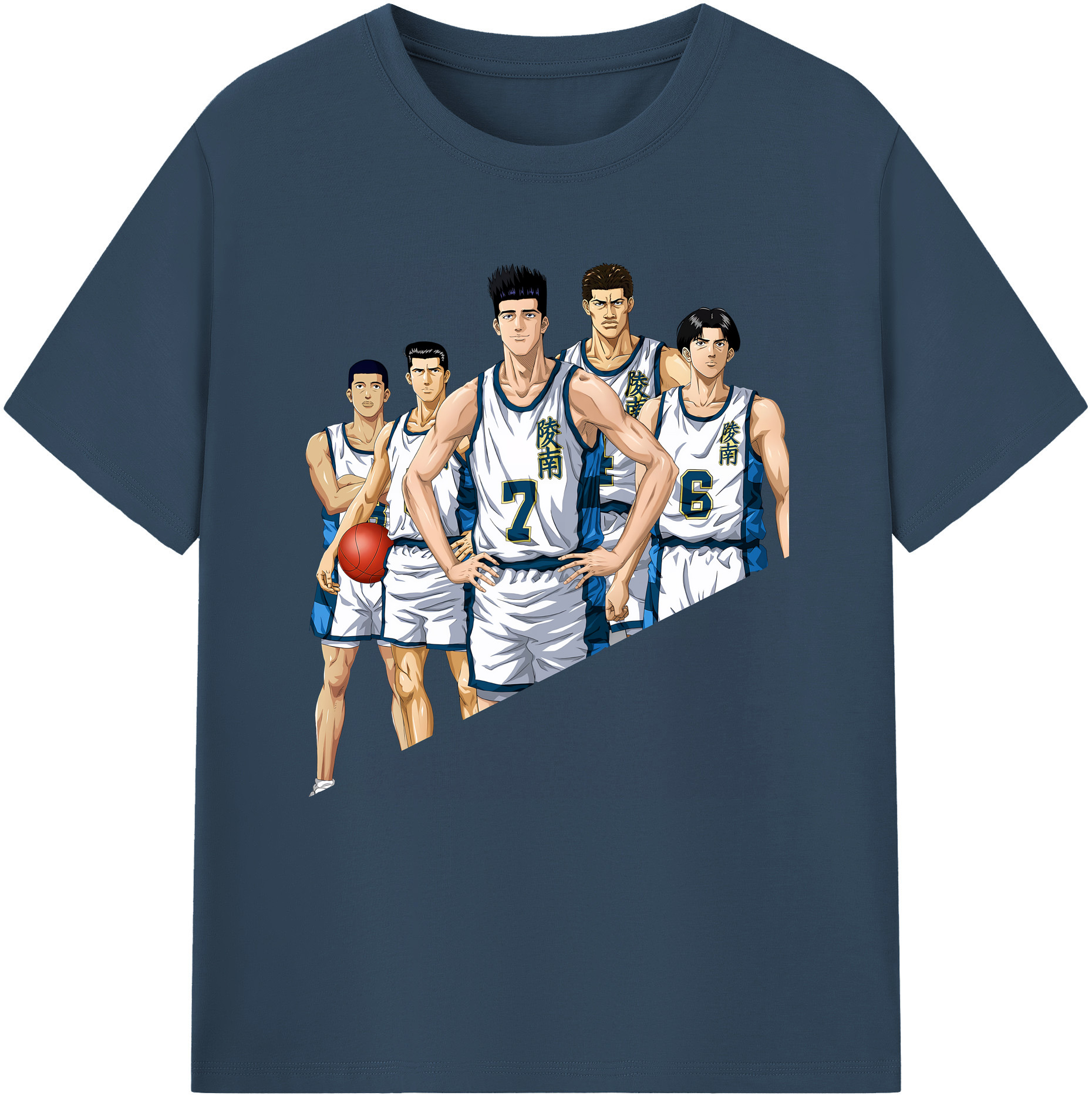 （画像用） SLAM DUNK／スラムダンク 綿100％半袖Tシャツ（フロントプリント）