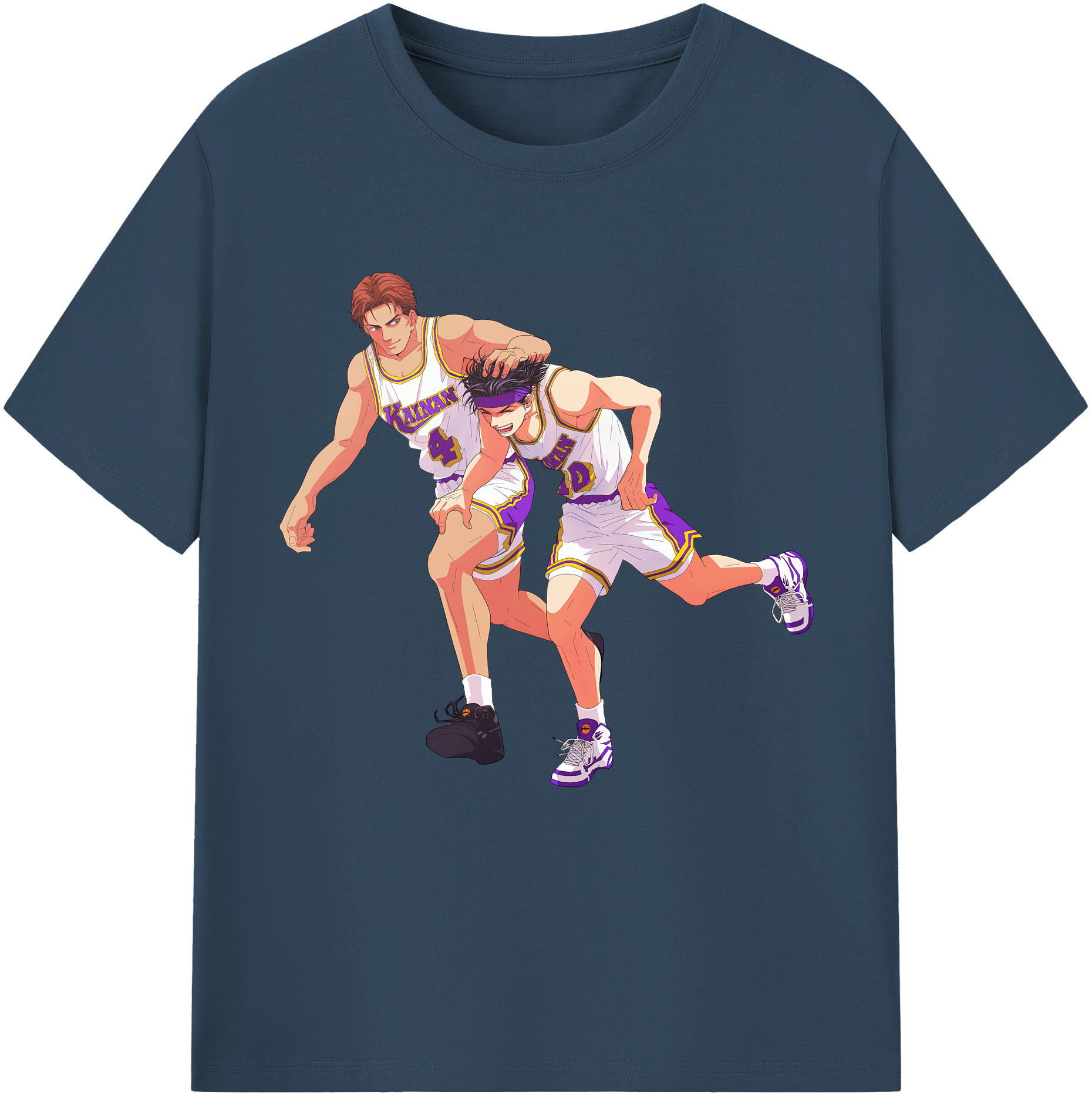（画像用） SLAM DUNK／スラムダンク 綿100％半袖Tシャツ（フロントプリント）