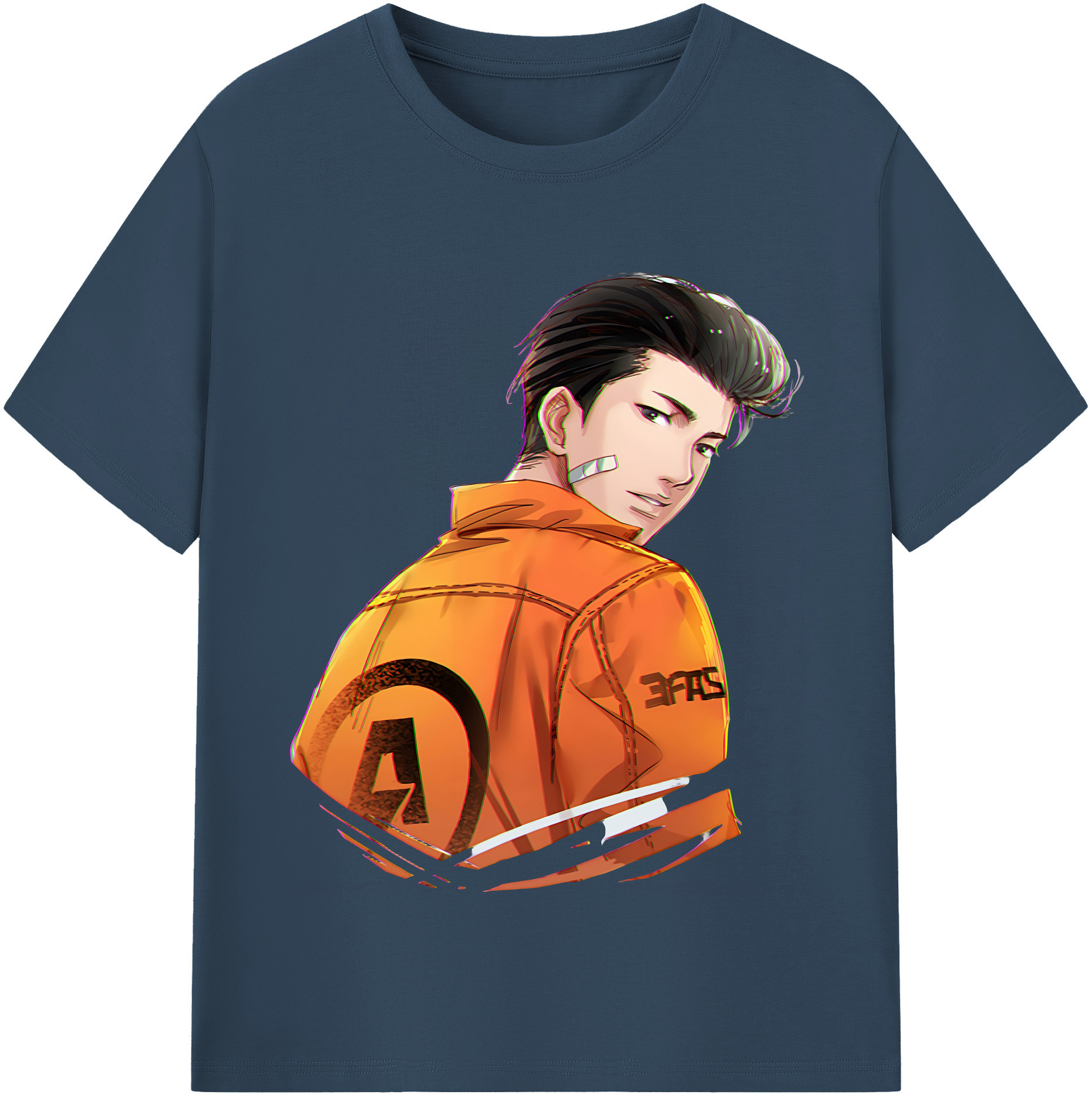 SLAM DUNK／スラムダンク 綿100％半袖Tシャツ（フロントプリント）