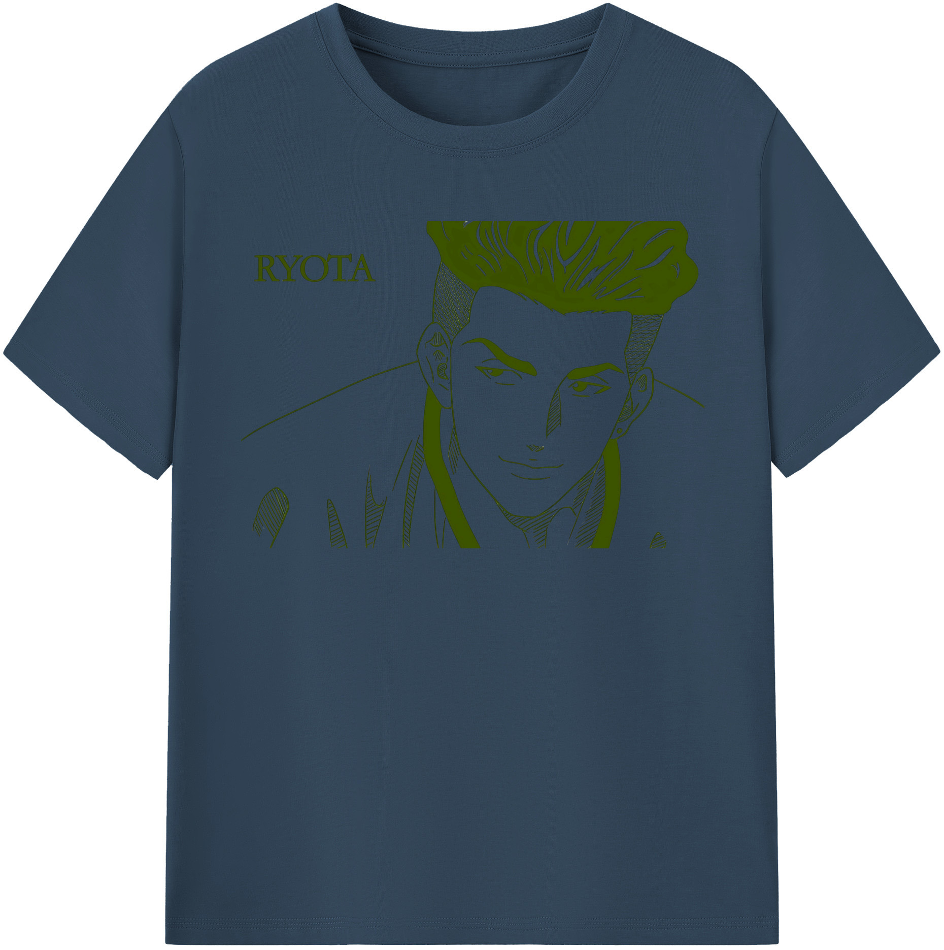 SLAM DUNK／スラムダンク 綿100％半袖Tシャツ（フロントプリント）