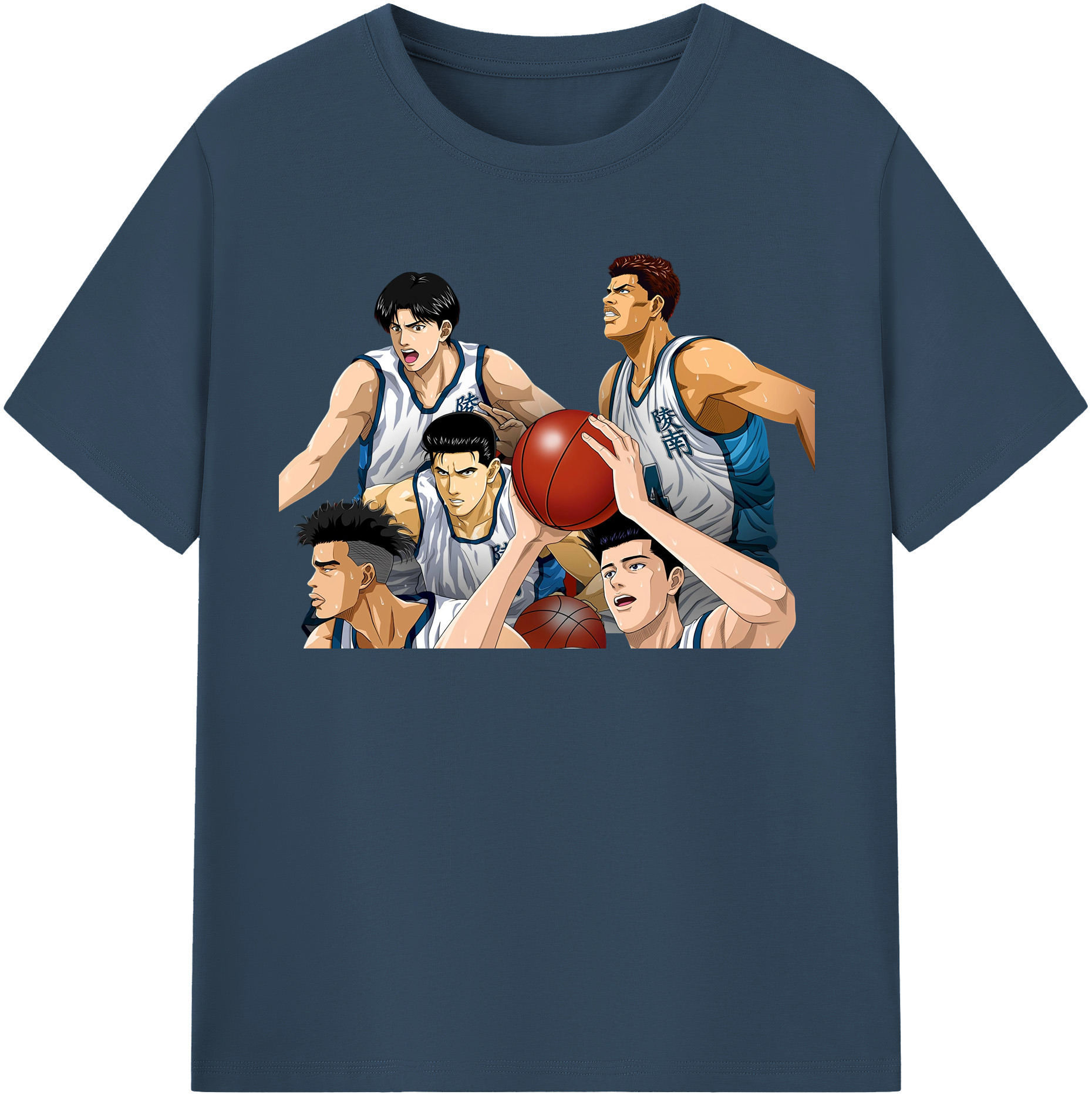 （画像用） SLAM DUNK／スラムダンク 綿100％半袖Tシャツ（フロントプリント）