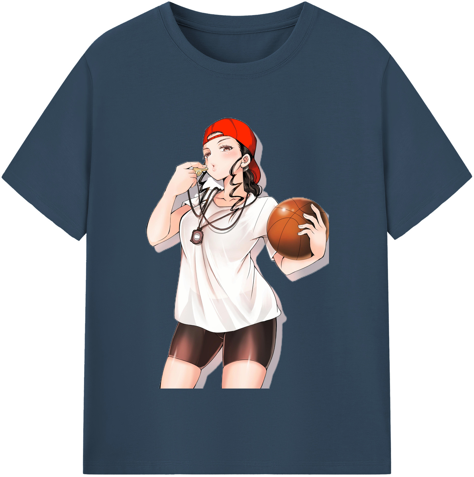 SLAM DUNK／スラムダンク 綿100％半袖Tシャツ（フロントプリント）