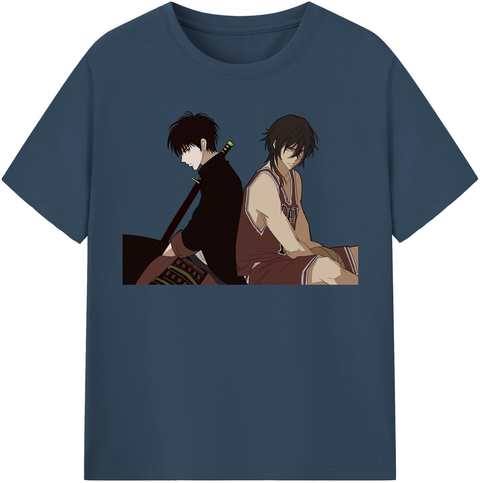 SLAM DUNK／スラムダンク 綿100％半袖Tシャツ（フロントプリント）