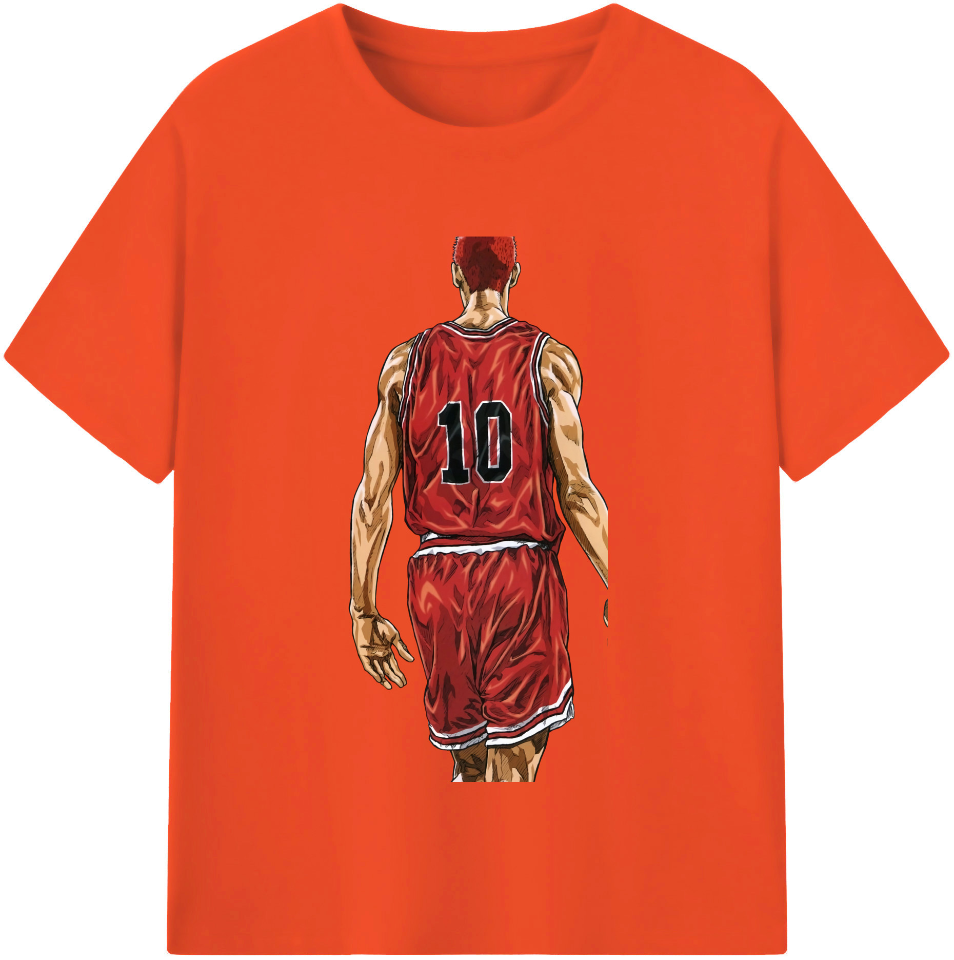 SLAM DUNK／スラムダンク 綿100％半袖Tシャツ（フロントプリント）