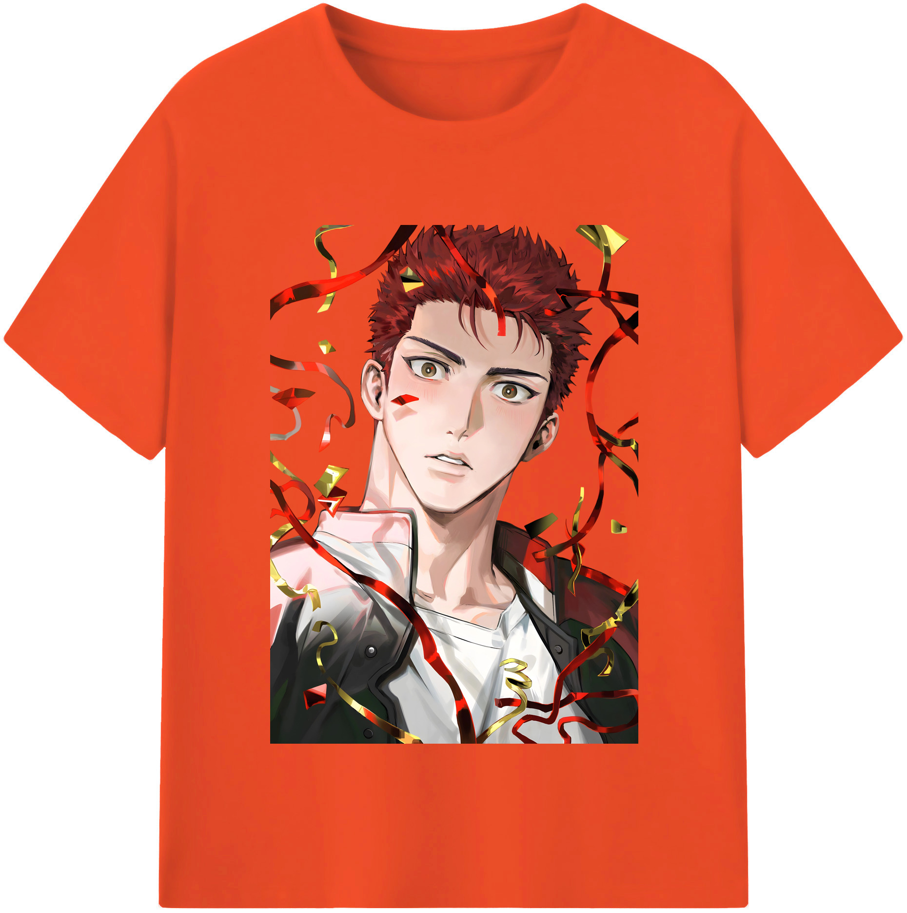 SLAM DUNK／スラムダンク 綿100％半袖Tシャツ（フロントプリント）