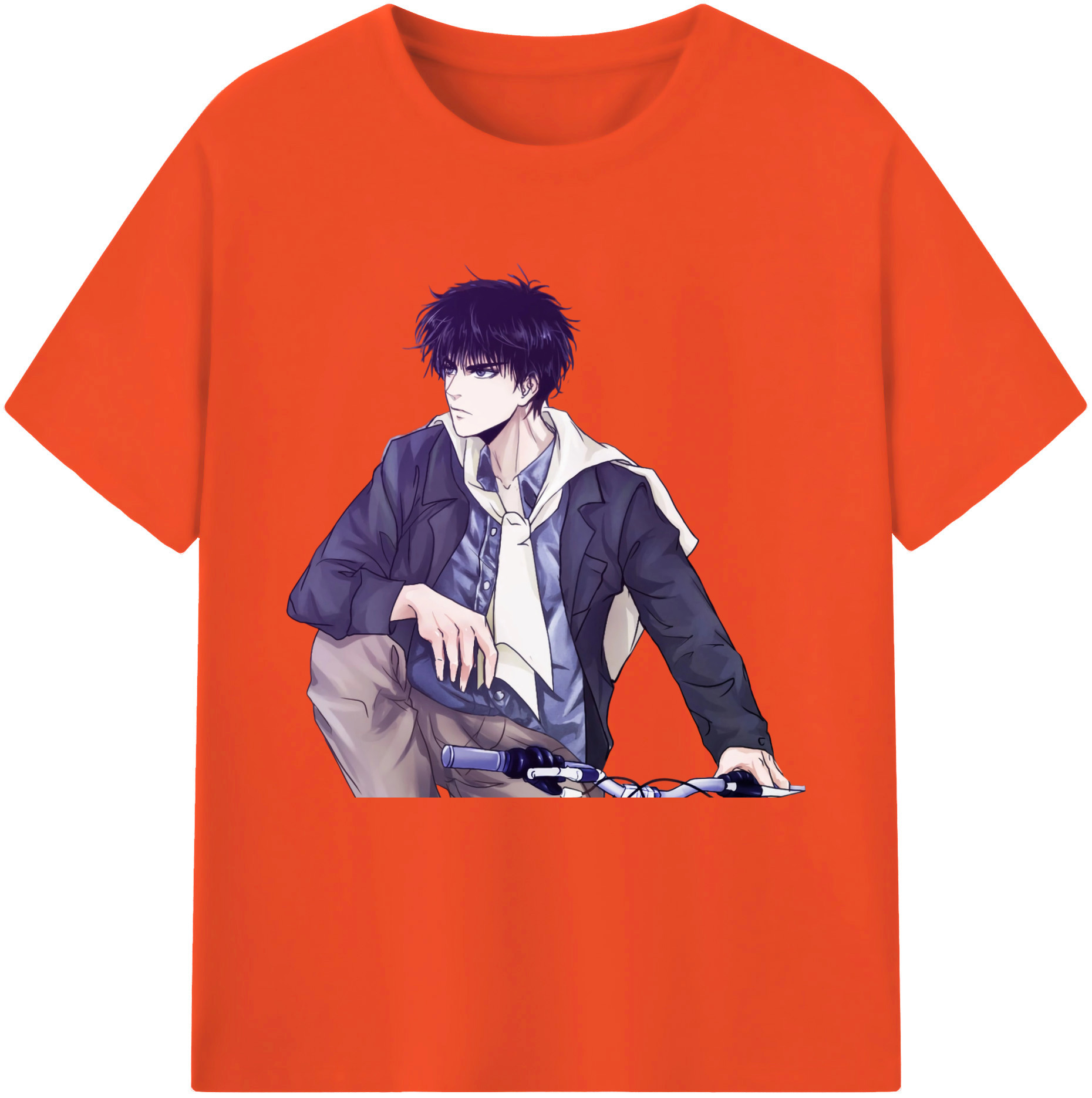 SLAM DUNK／スラムダンク 綿100％半袖Tシャツ（フロントプリント）