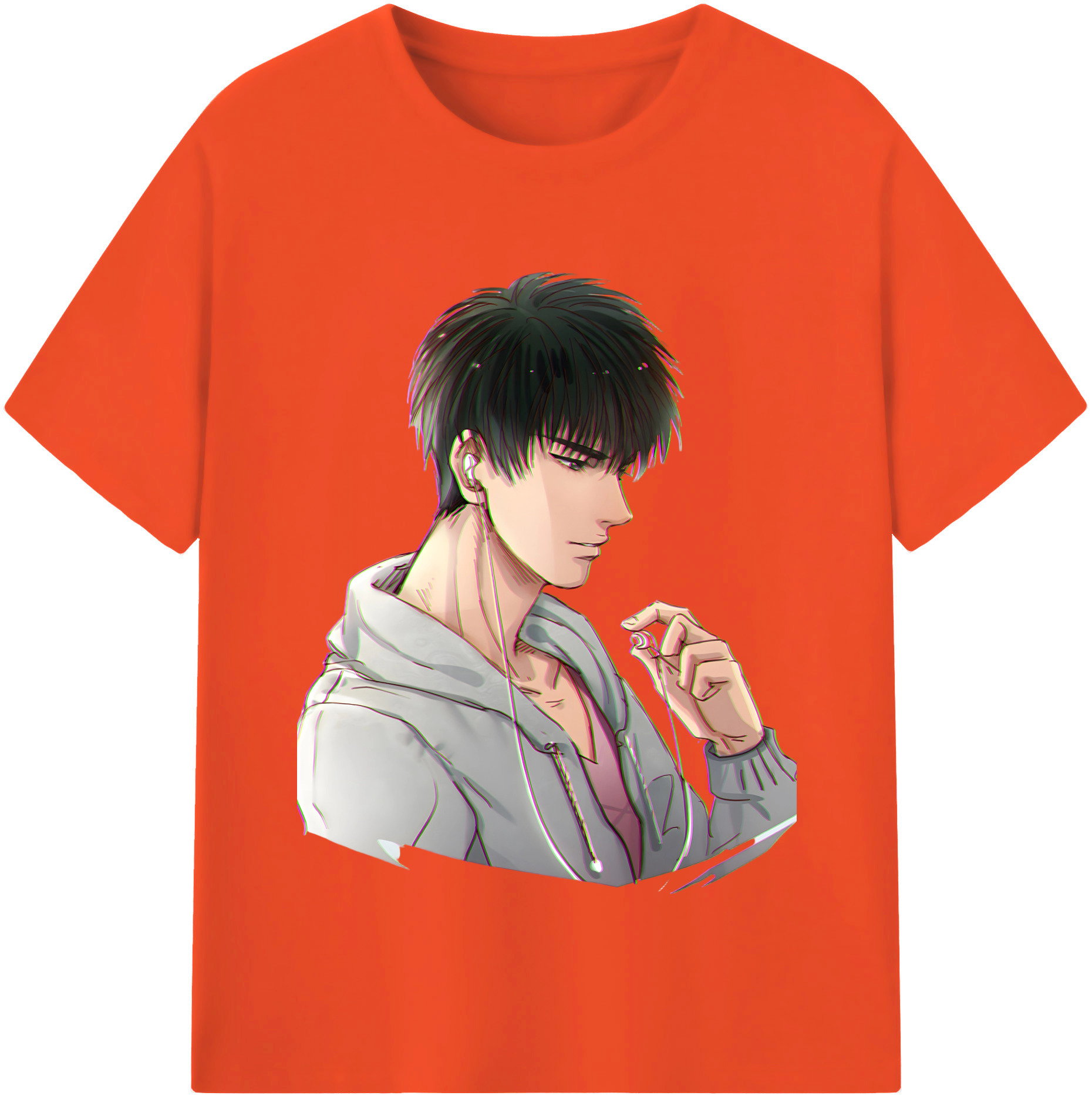 SLAM DUNK／スラムダンク 綿100％半袖Tシャツ（フロントプリント）