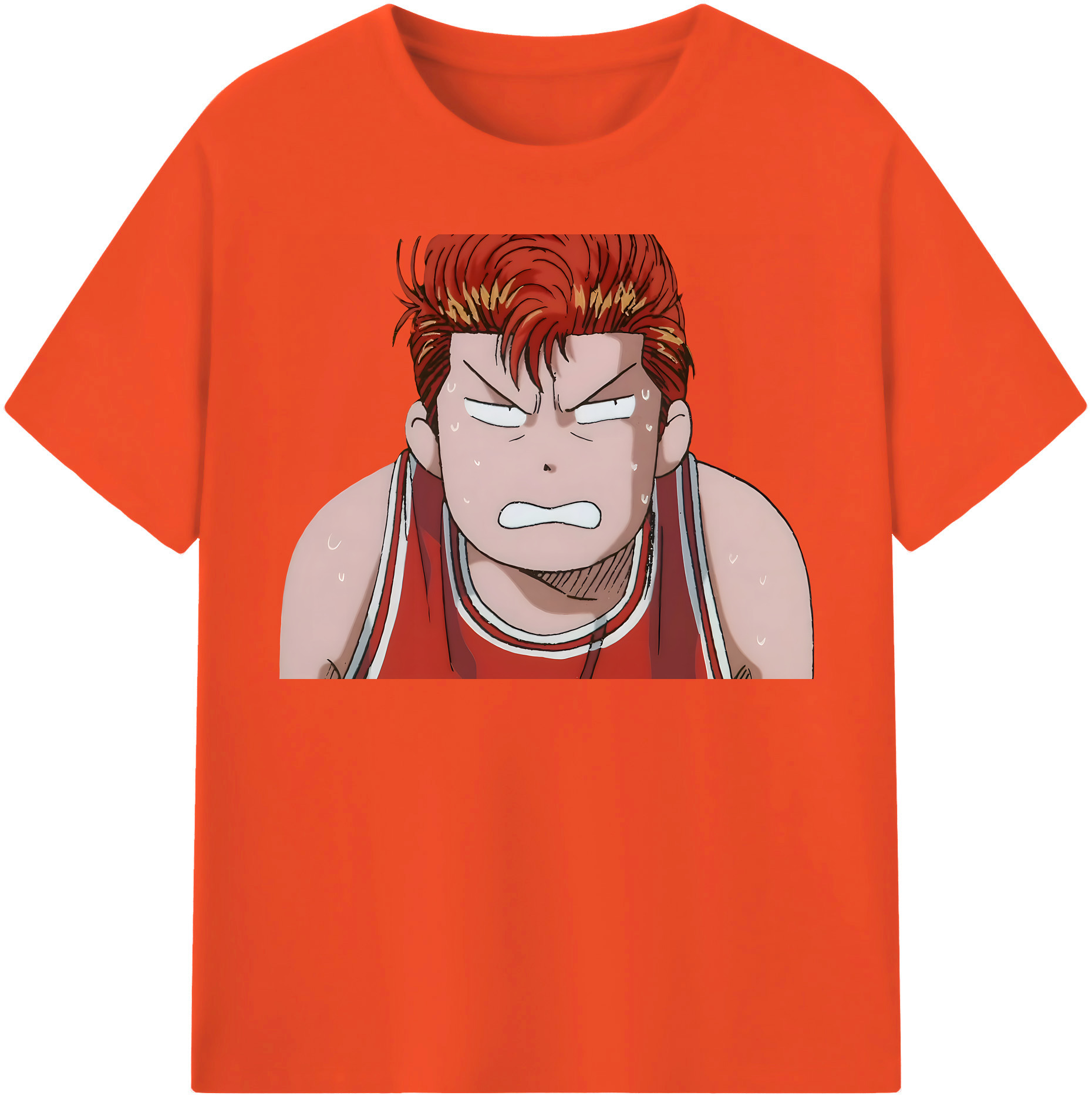SLAM DUNK／スラムダンク 綿100％半袖Tシャツ（フロントプリント）