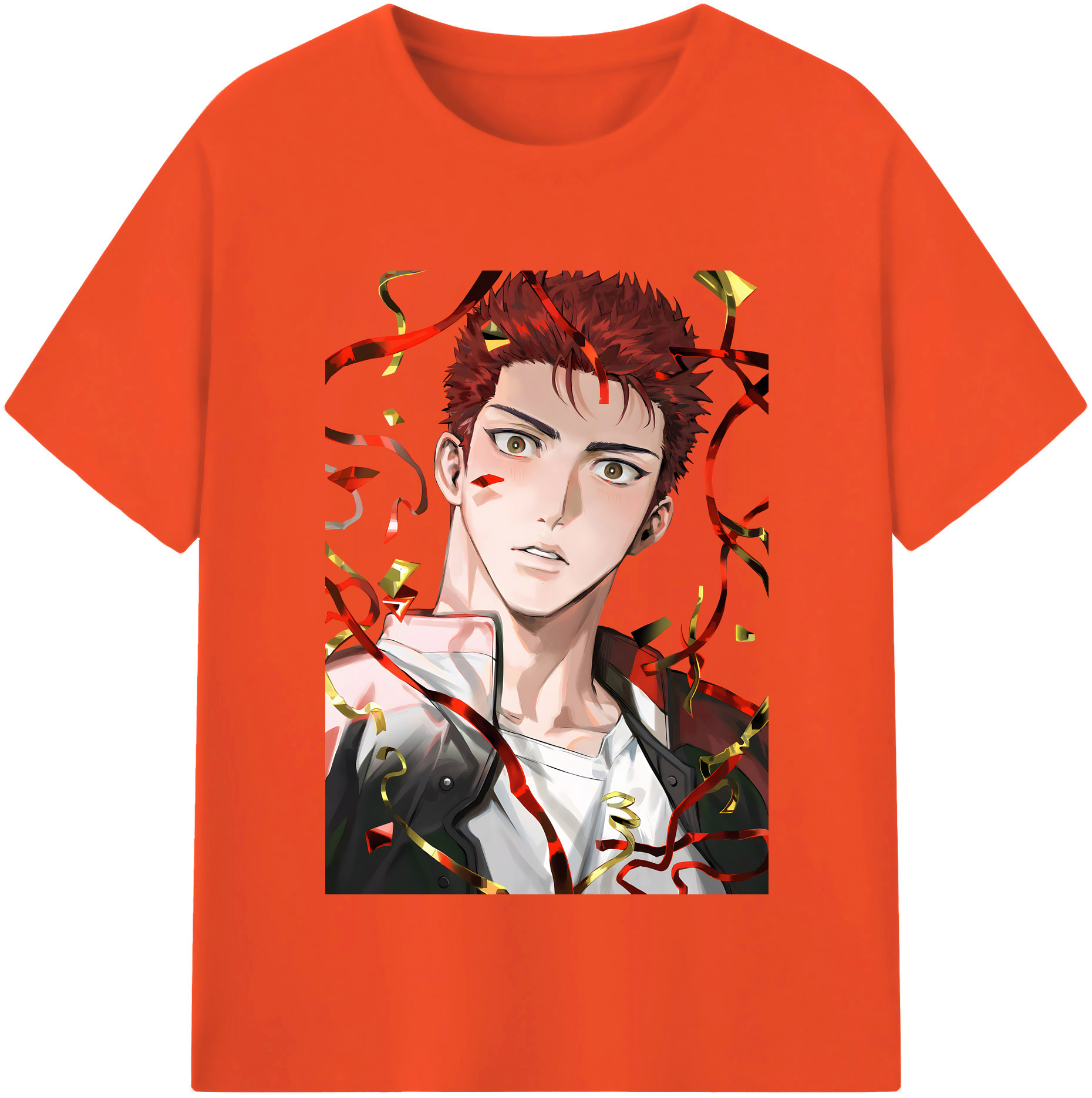 SLAM DUNK／スラムダンク 綿100％半袖Tシャツ（フロントプリント）