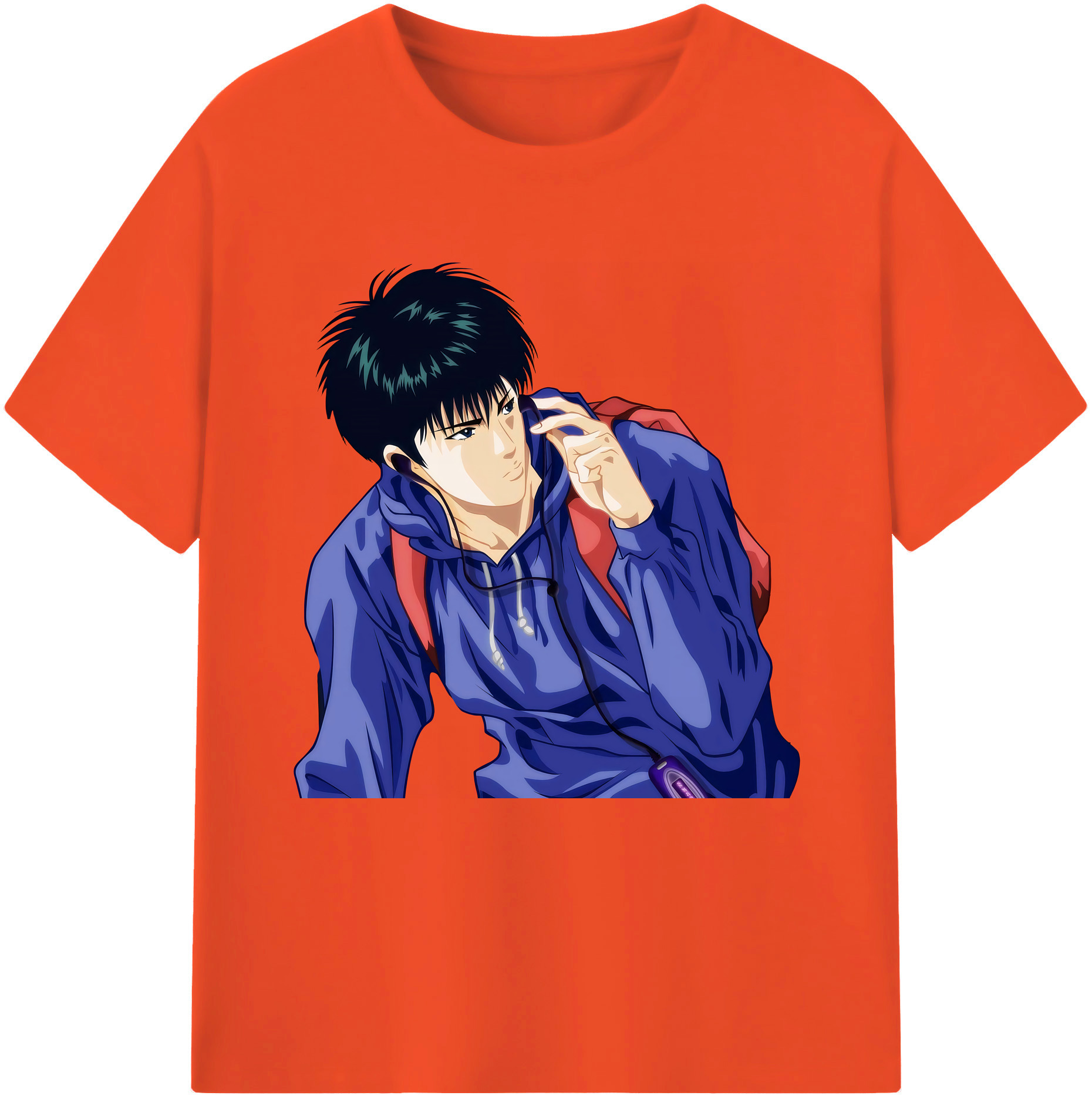 SLAM DUNK／スラムダンク 綿100％半袖Tシャツ（フロントプリント）